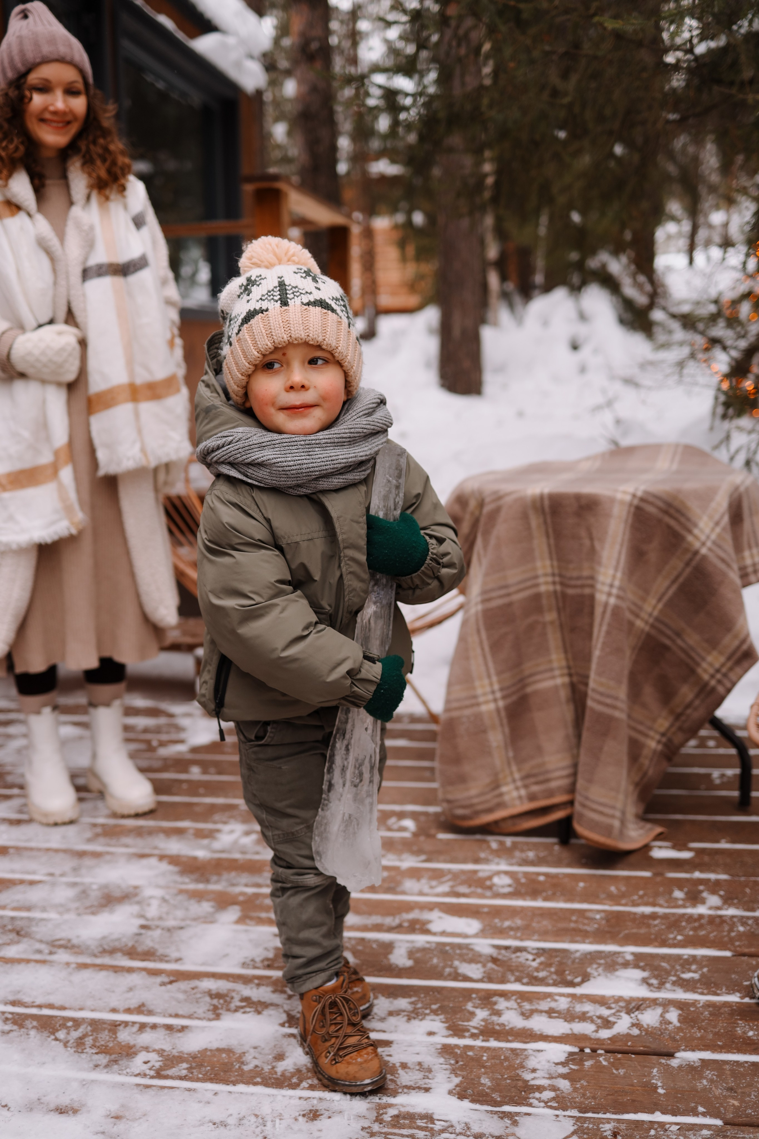 Семья, домик, зима. Marina Shakirova Photography