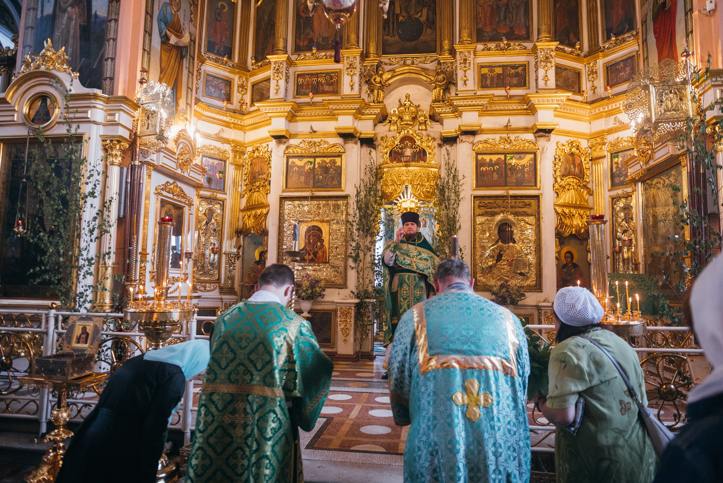 Литургия в праздник Святой Троицы в Преображенском Соборе г. Иваново. Семейный фотограф на крещение, венчание в Иваново Галина Скурихина