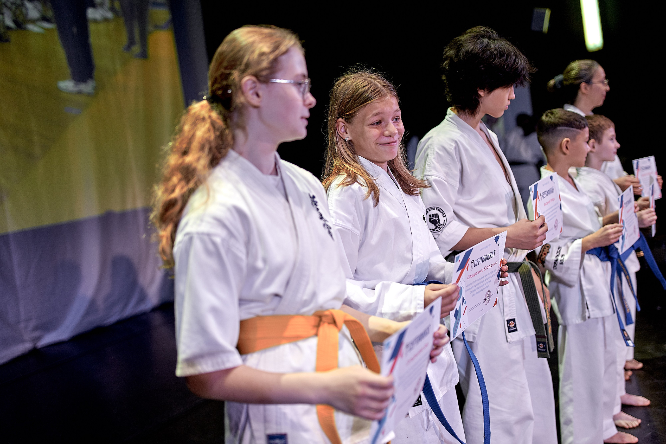 Репортаж награждения по дисциплине киокушин каратэ. Репортажный фотограф Ирина Курманаева