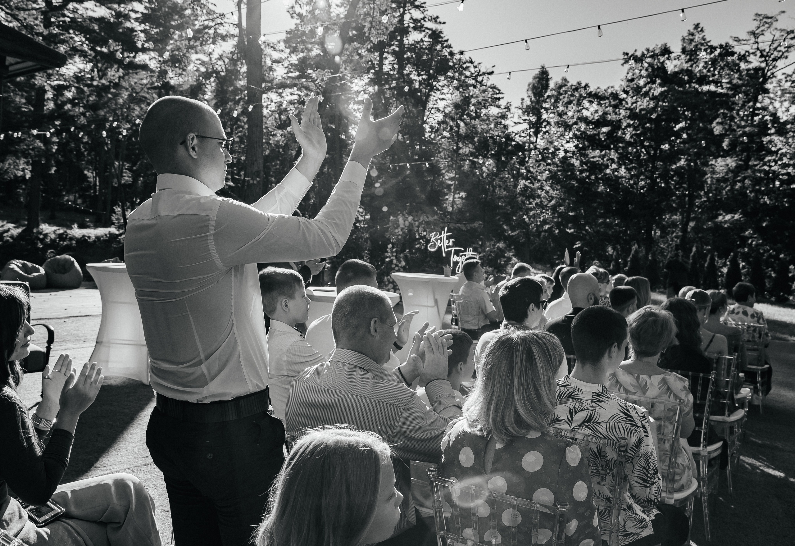 Свадьба на открытом воздухе. Свадебный и семейный фотограф в Москве Олеся Подколзина