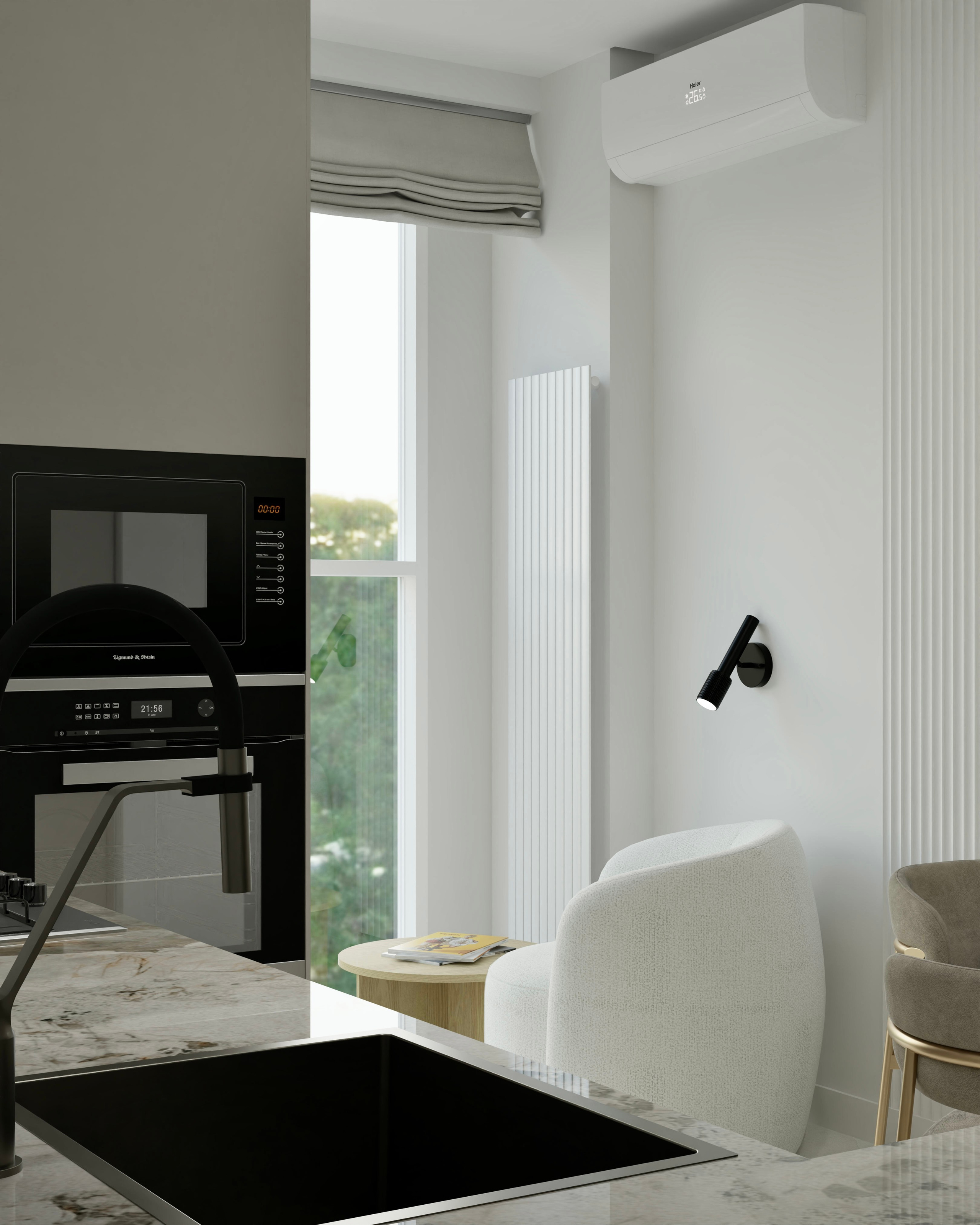 Однокомнатная квартира — 38 м². DMDesign — студия дизайна интерьеров