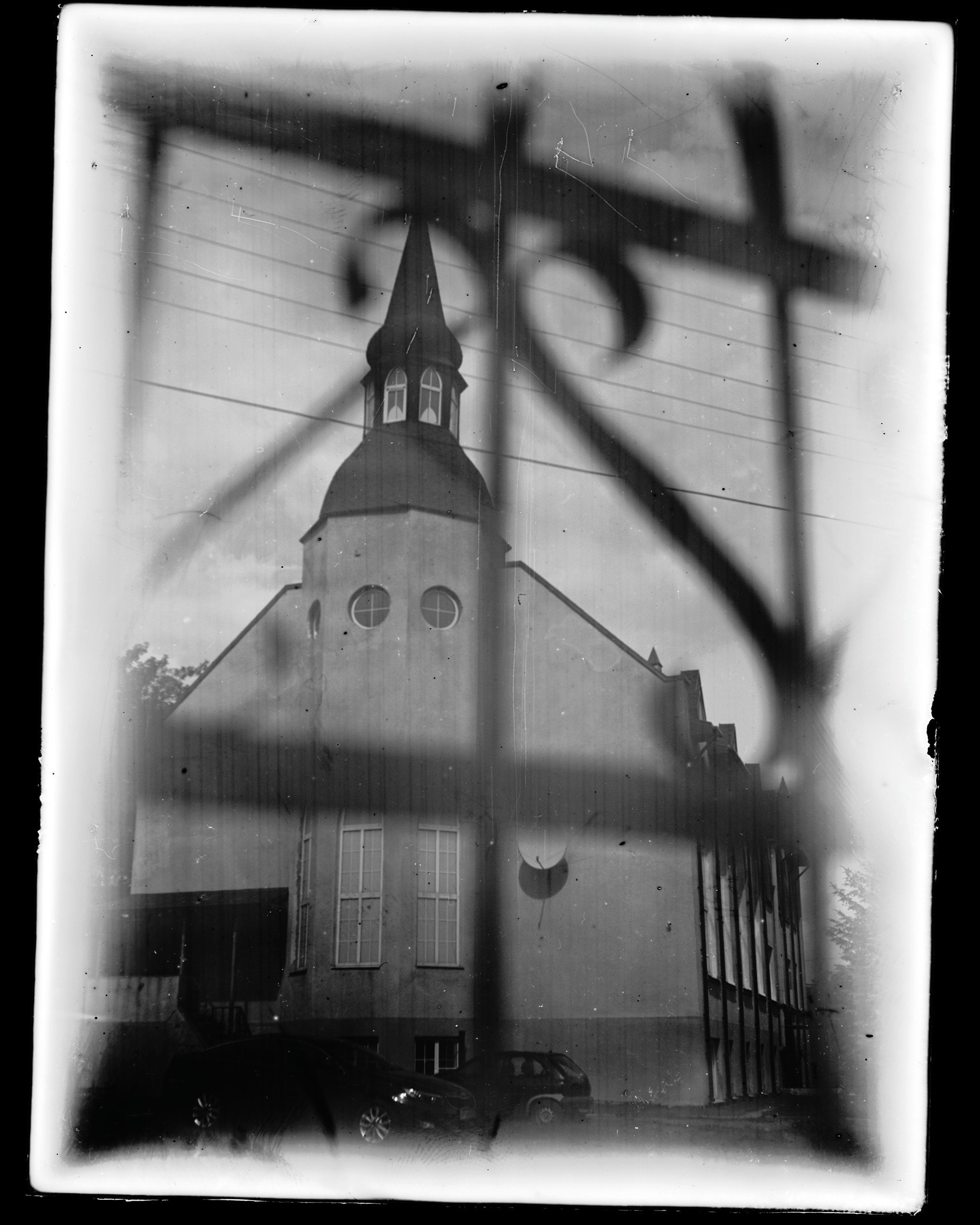 Glass plates. Darkroom aesthetics