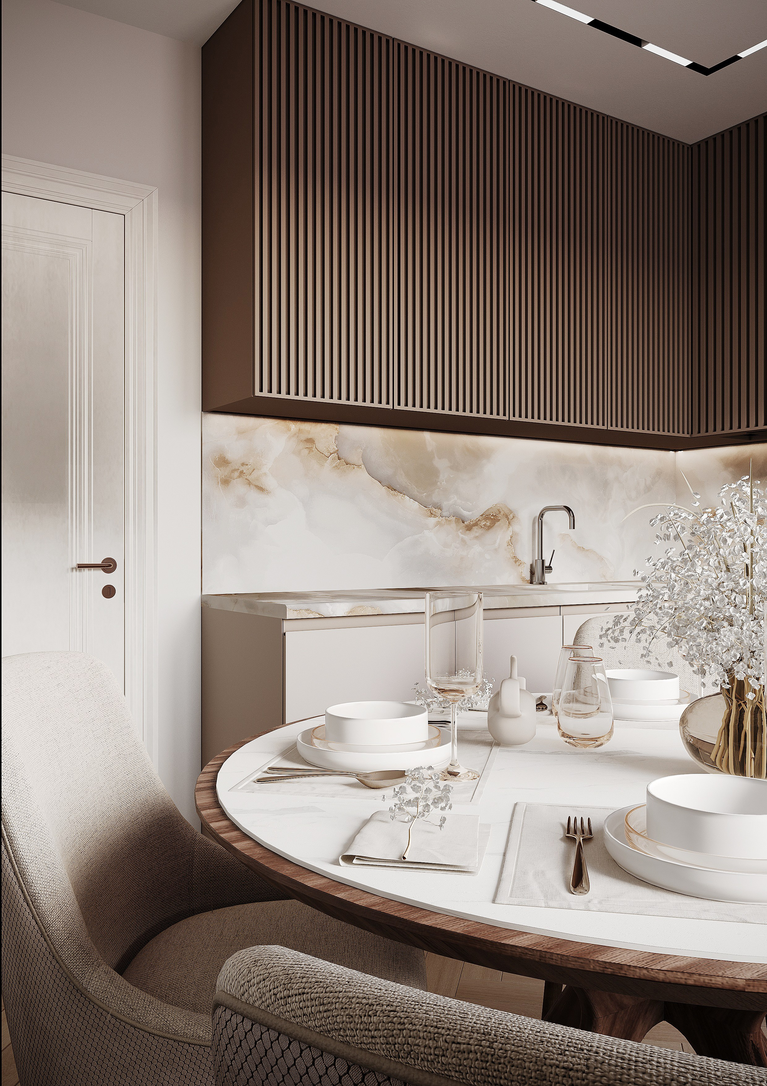 Просторная нежная квартира для милых девушек. Батракова Наталья дизайнер интерьеров Санкт-Петербург Москва Архангель