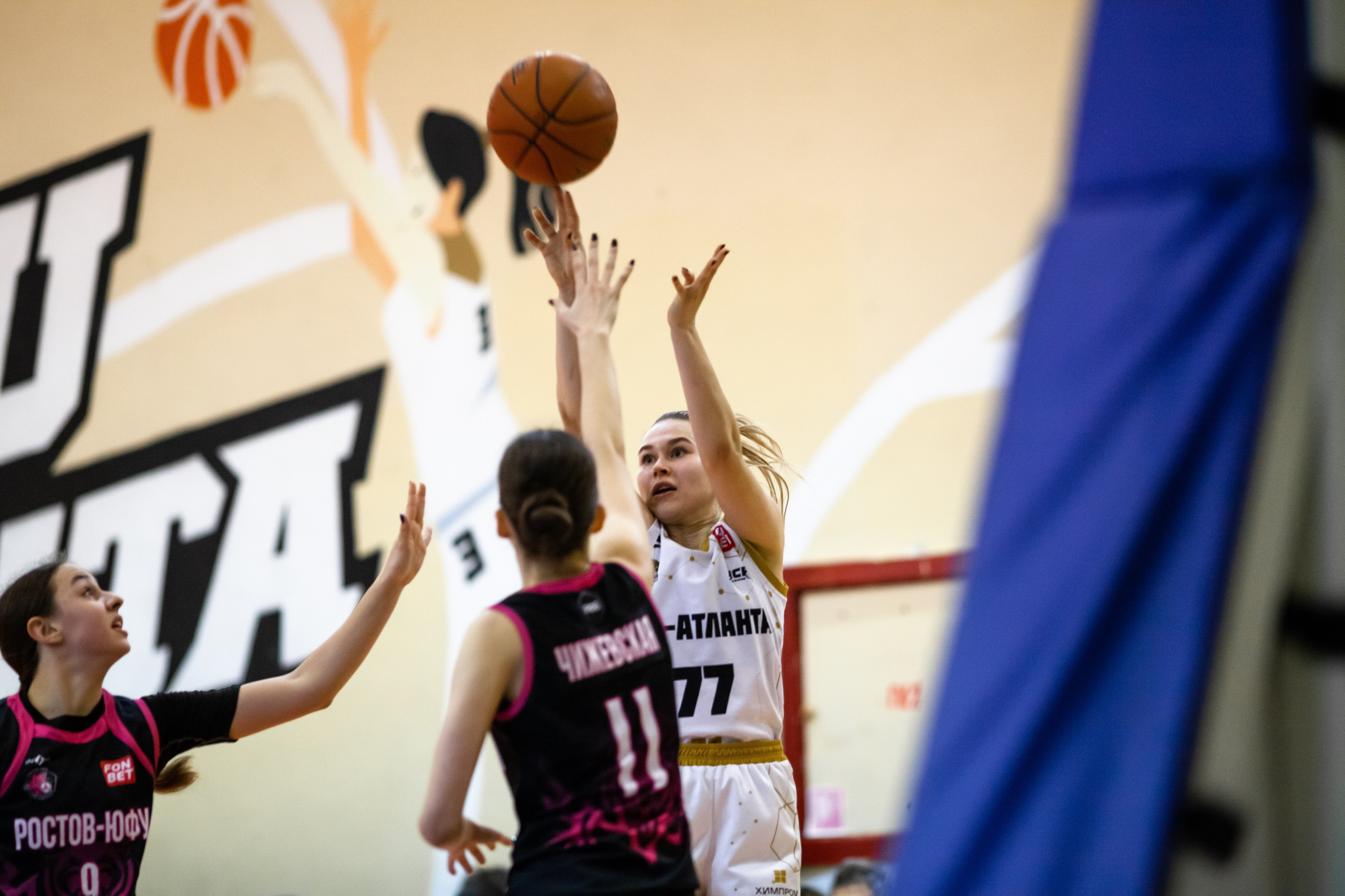 ЧГУ-Атланта — Ростов-ЮФУ / 1 игра. Фотография