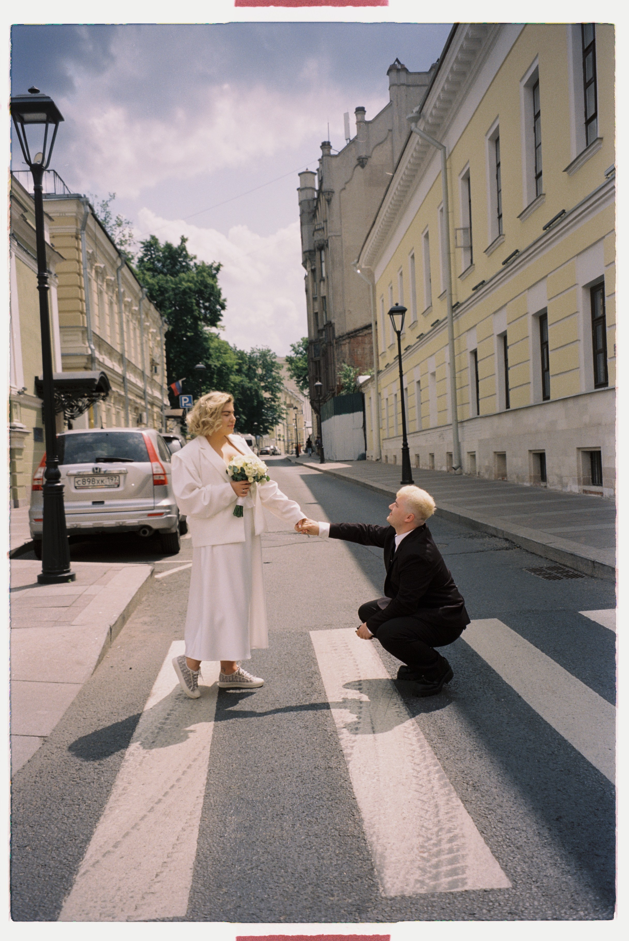 На плёнку (Даша и Лёша). Фотограф в Москве — Евгения Прокопенко