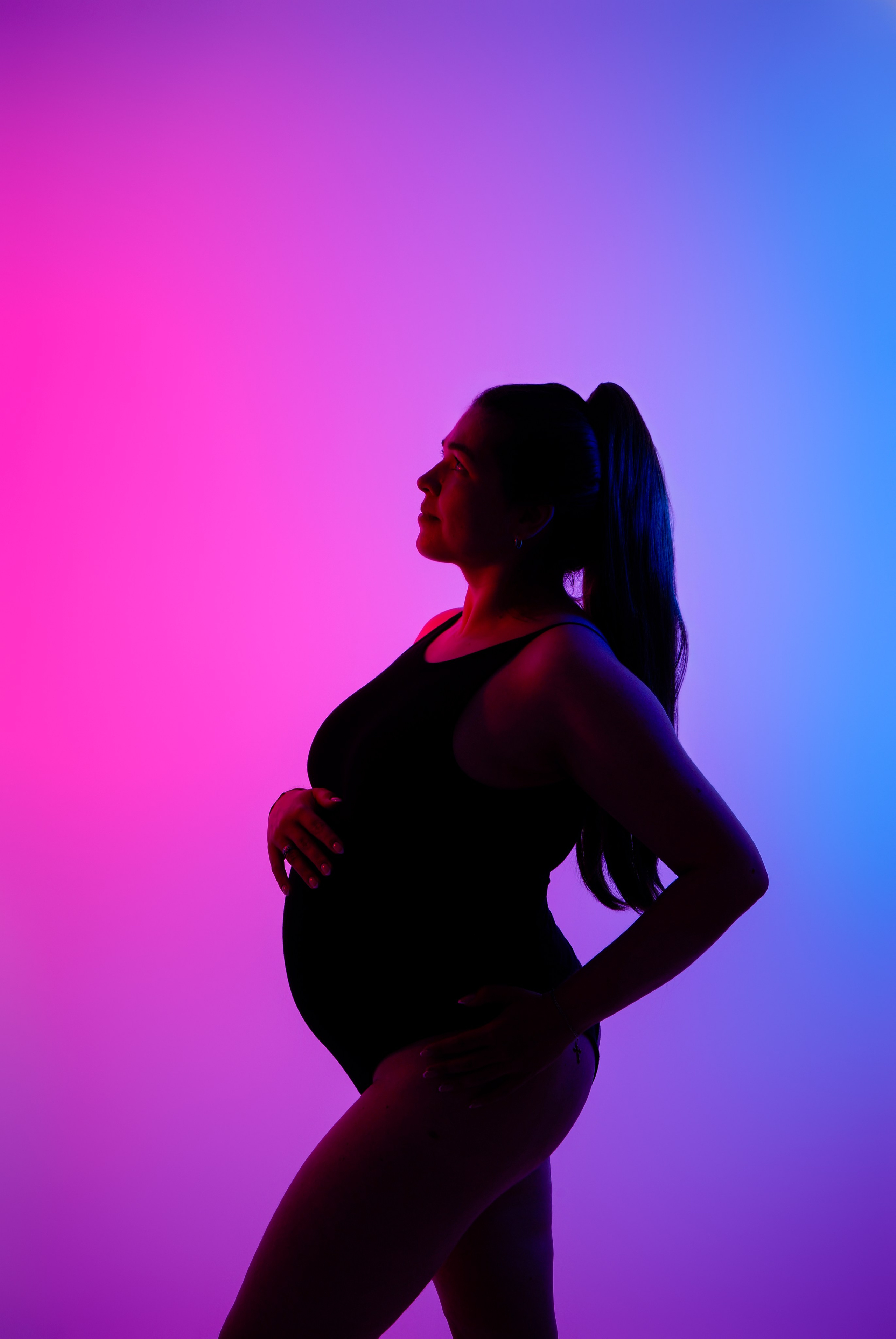 Съёмка беременности в моей фотостудии «НЕБО». Женский фотограф в Химках Алёна Ленёва