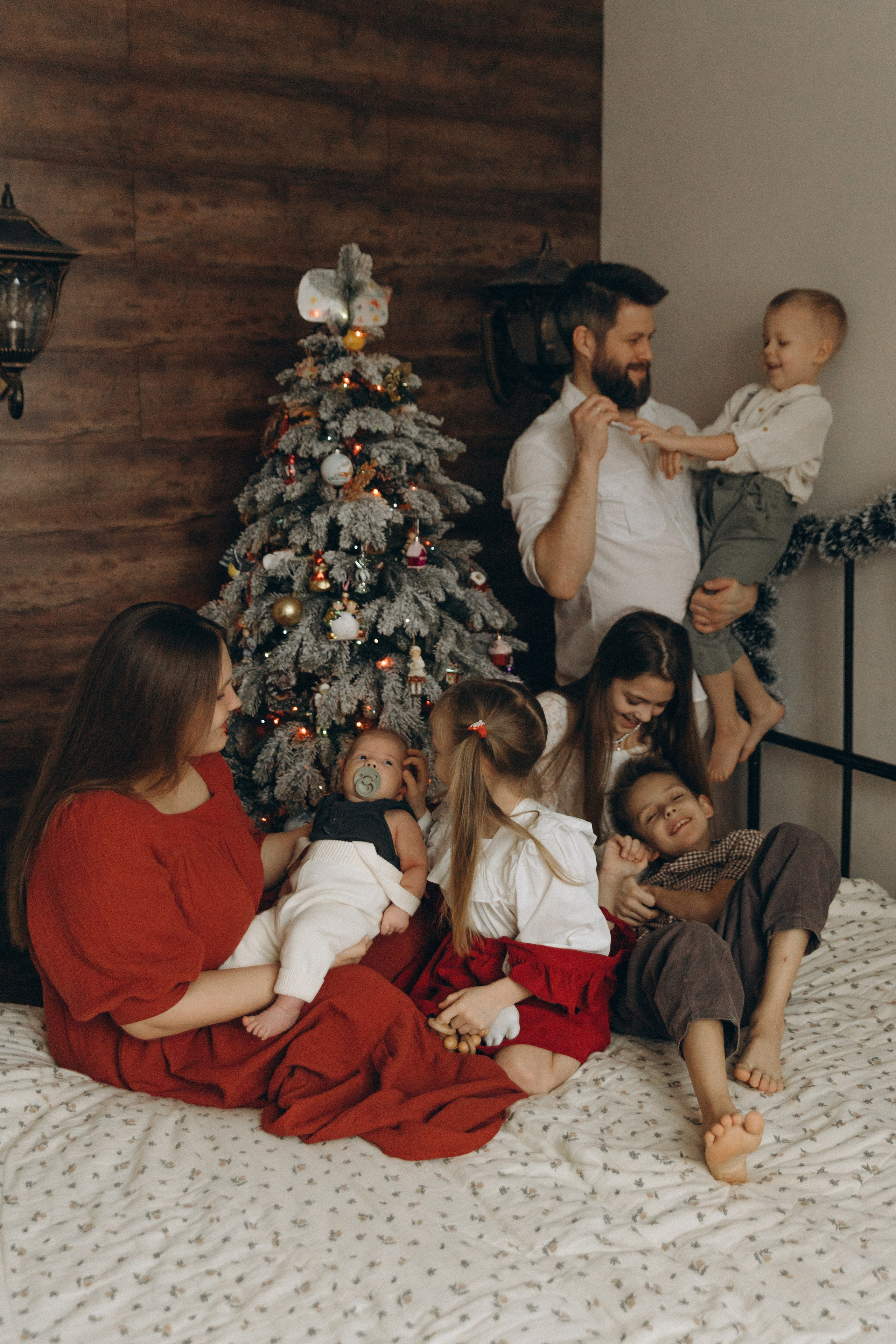 Фотосессия большой семьи. Семейный фотограф в Москве и Королеве Евгения Баукова