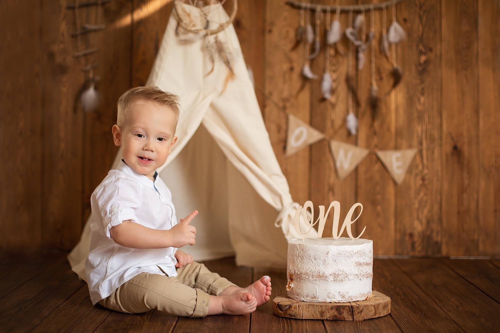 Стилизованная фотоссесия первого годика малыша. Семейный и детский фотограф в Сочи Наталья Вербицкая