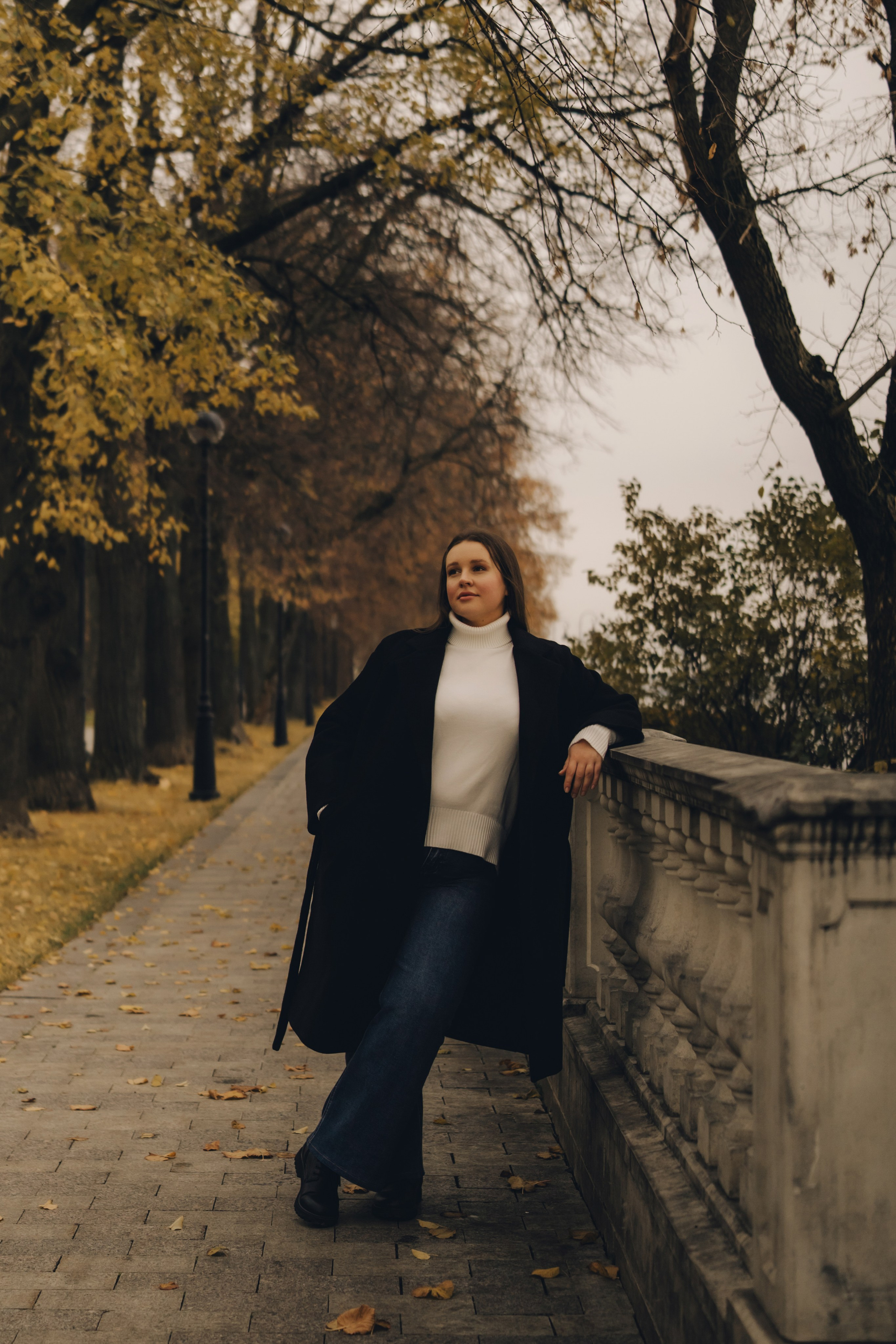 Елена | осенняя фотосессия северный Речной вокзал. Портретный фотограф Москва