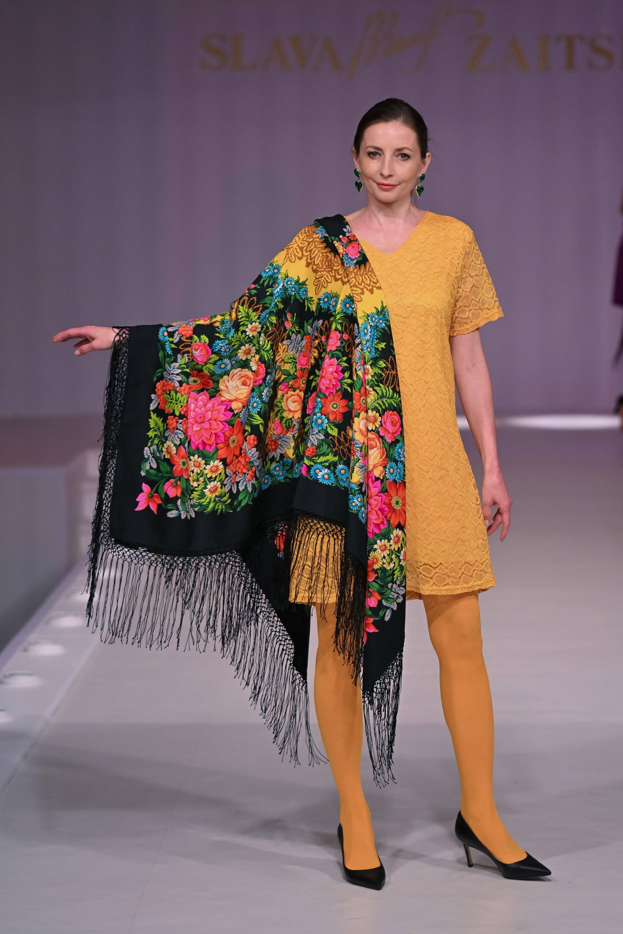 Показ в доме моды В.Зайцева. Коллекционер и искусствовед Олеся Ястребова