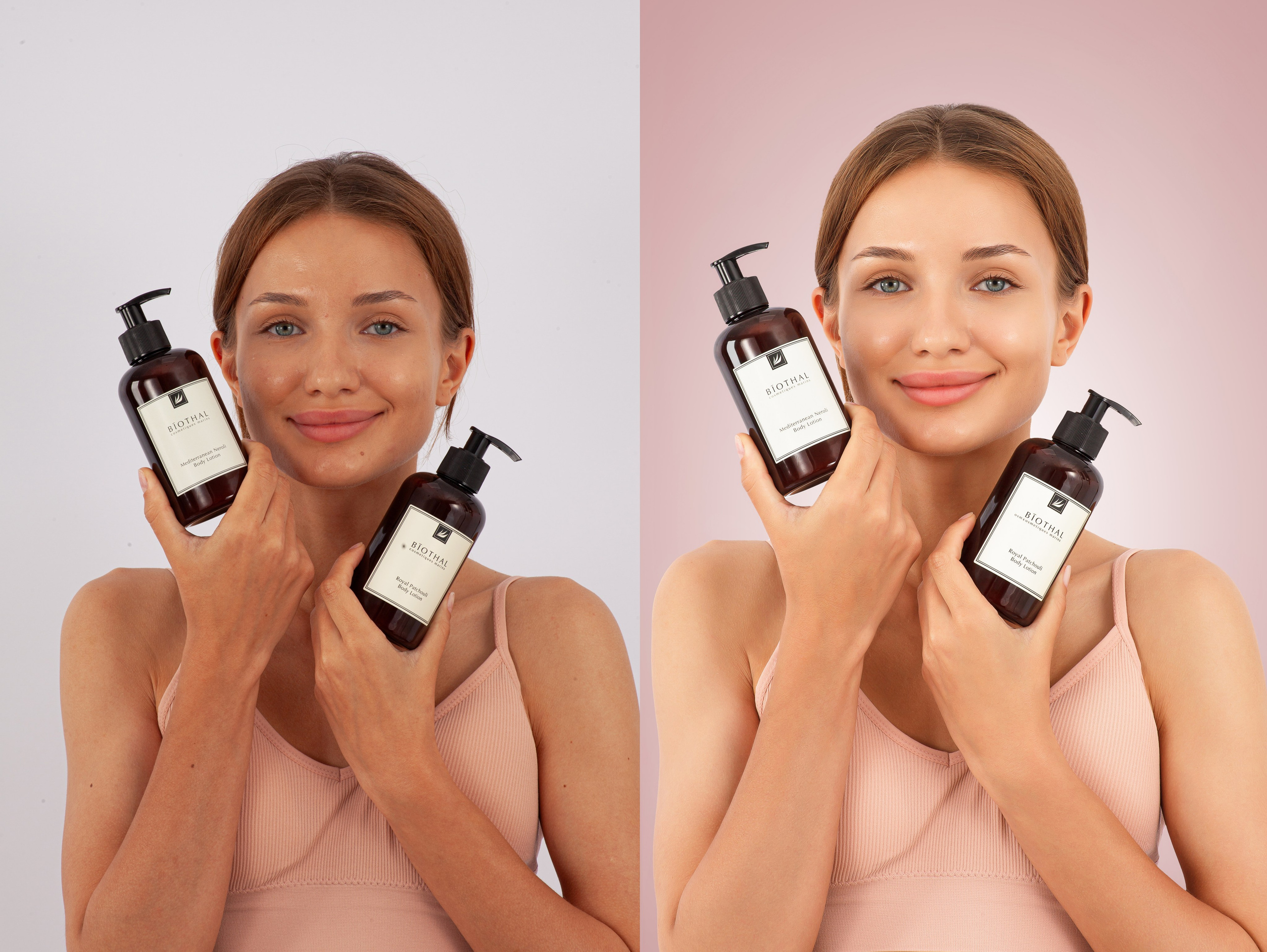 Профессиональная обработка портретов для рекламы косметики | Студия SVITHART