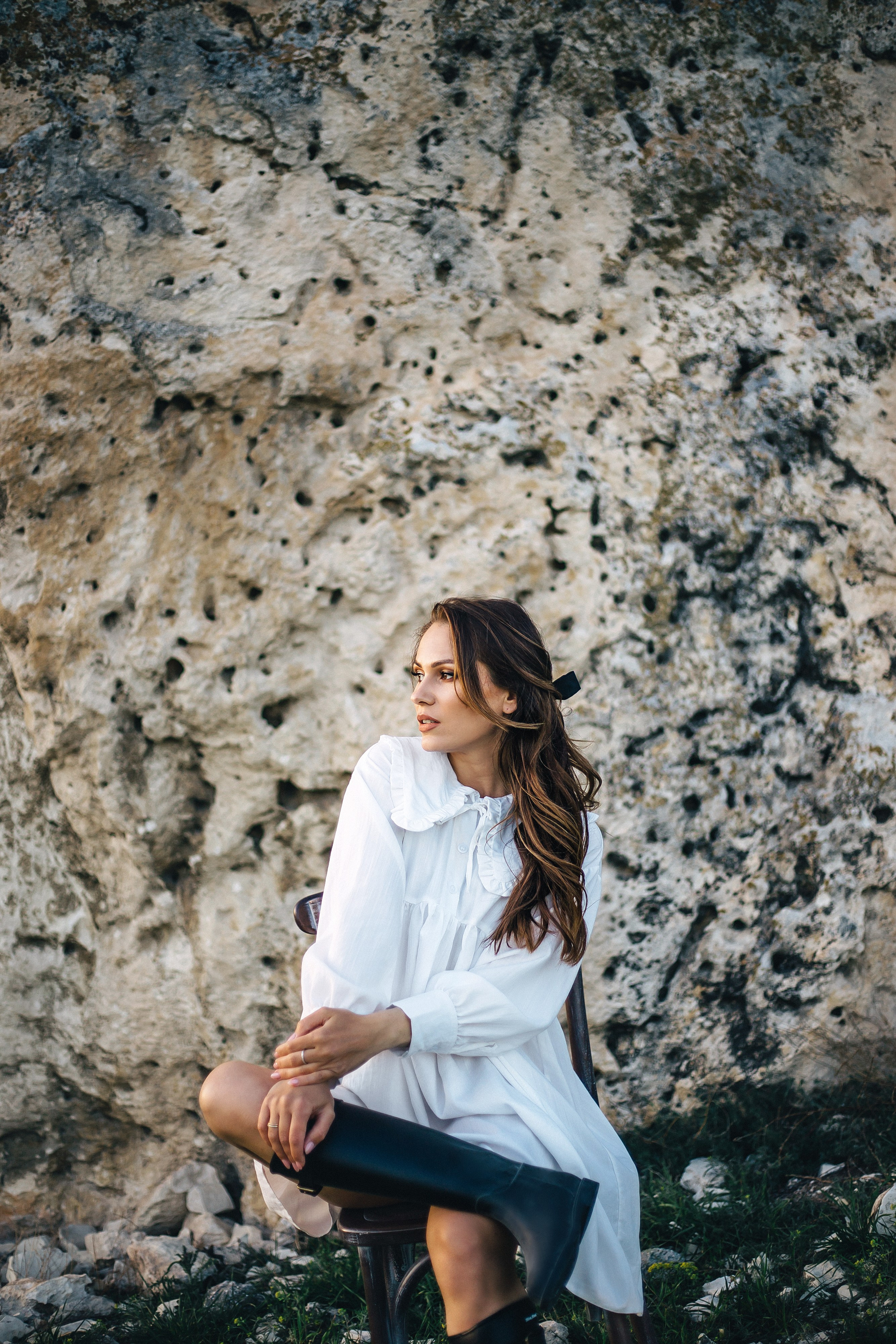 Алина. Белая скала. Фотограф Анна Лейман. Севастополь