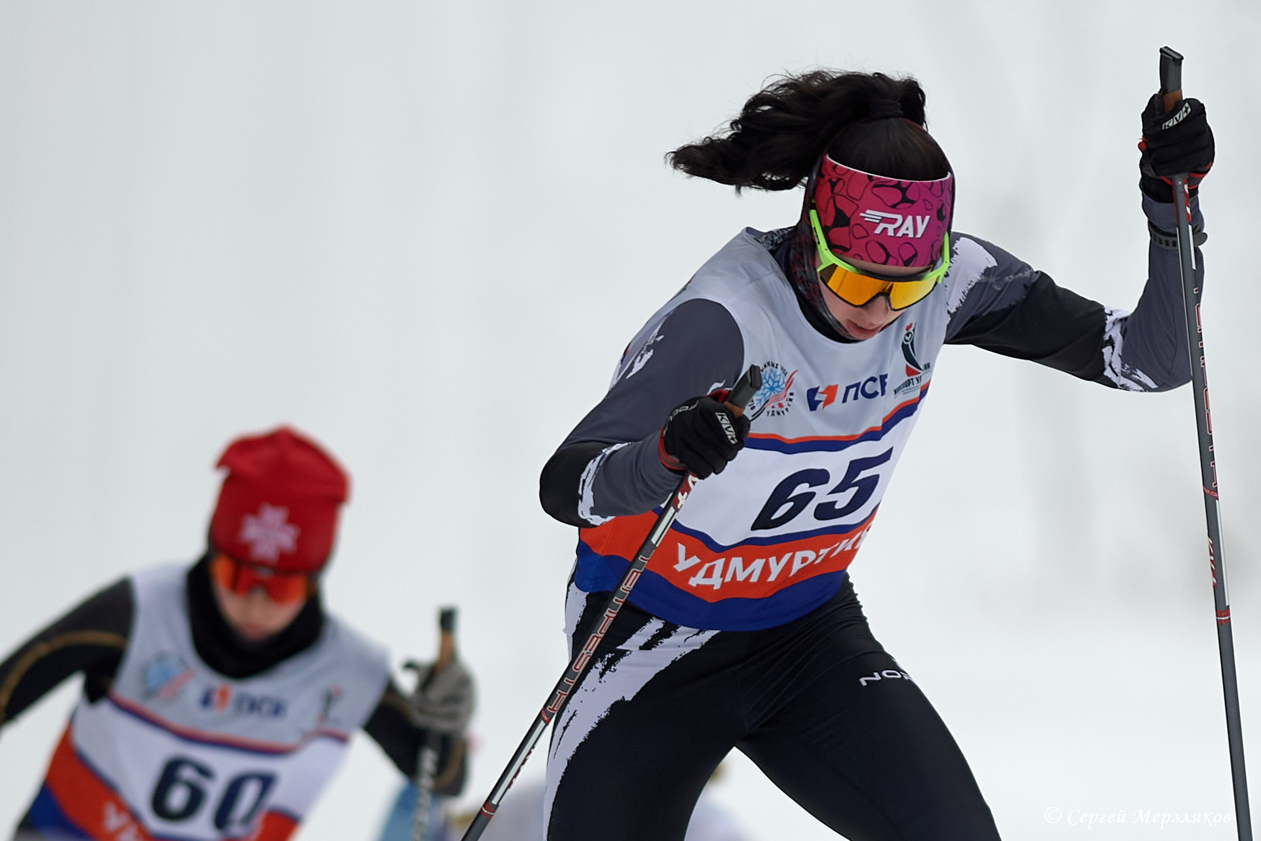 Всероссийские соревнования по лыжным гонкам на призы ЗМС Галины Кулаковой. Спортивный репортажный фотограф в Ижевске Сергей Мерзляков