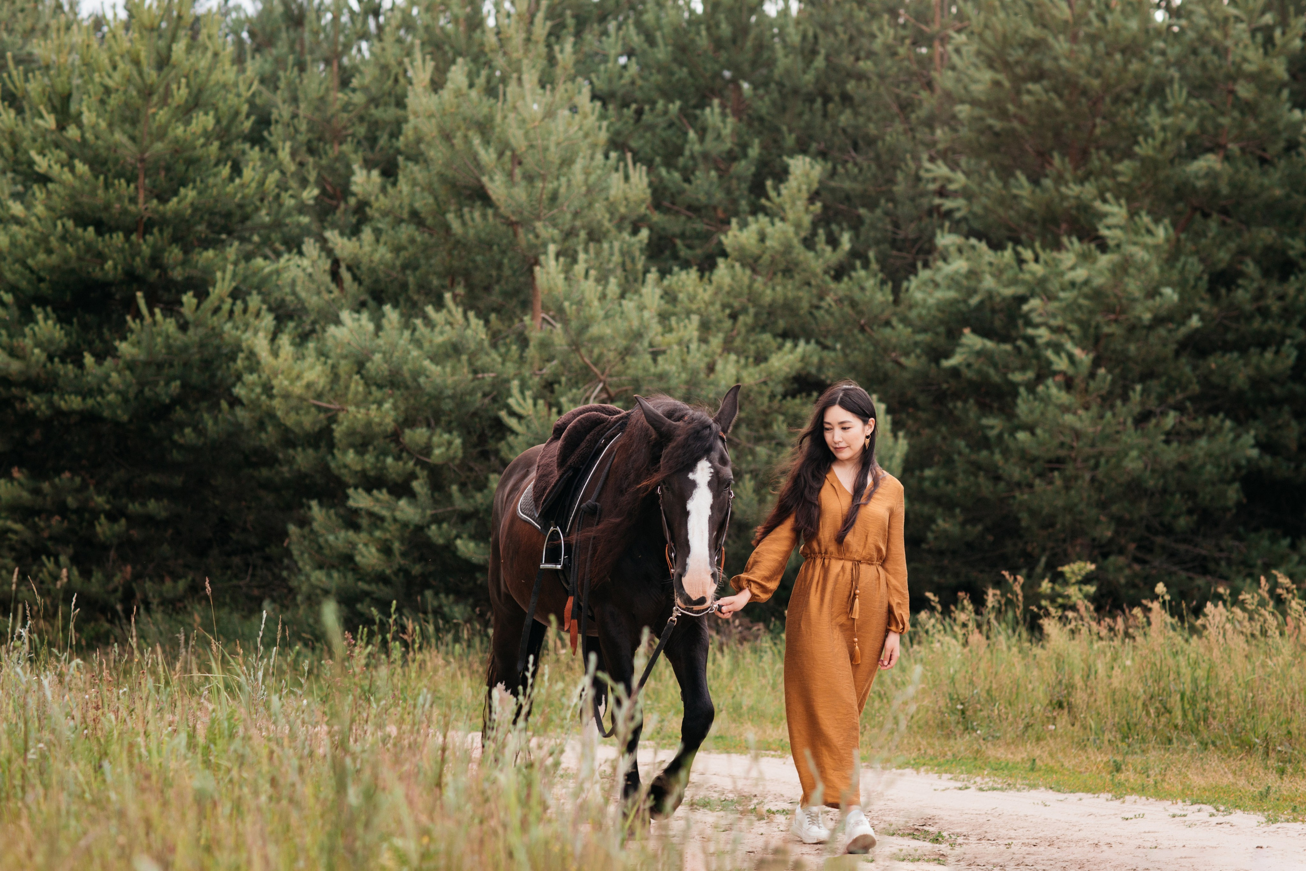 Фотосессия с лошадью. Семейный и детский фотограф Егорьевск