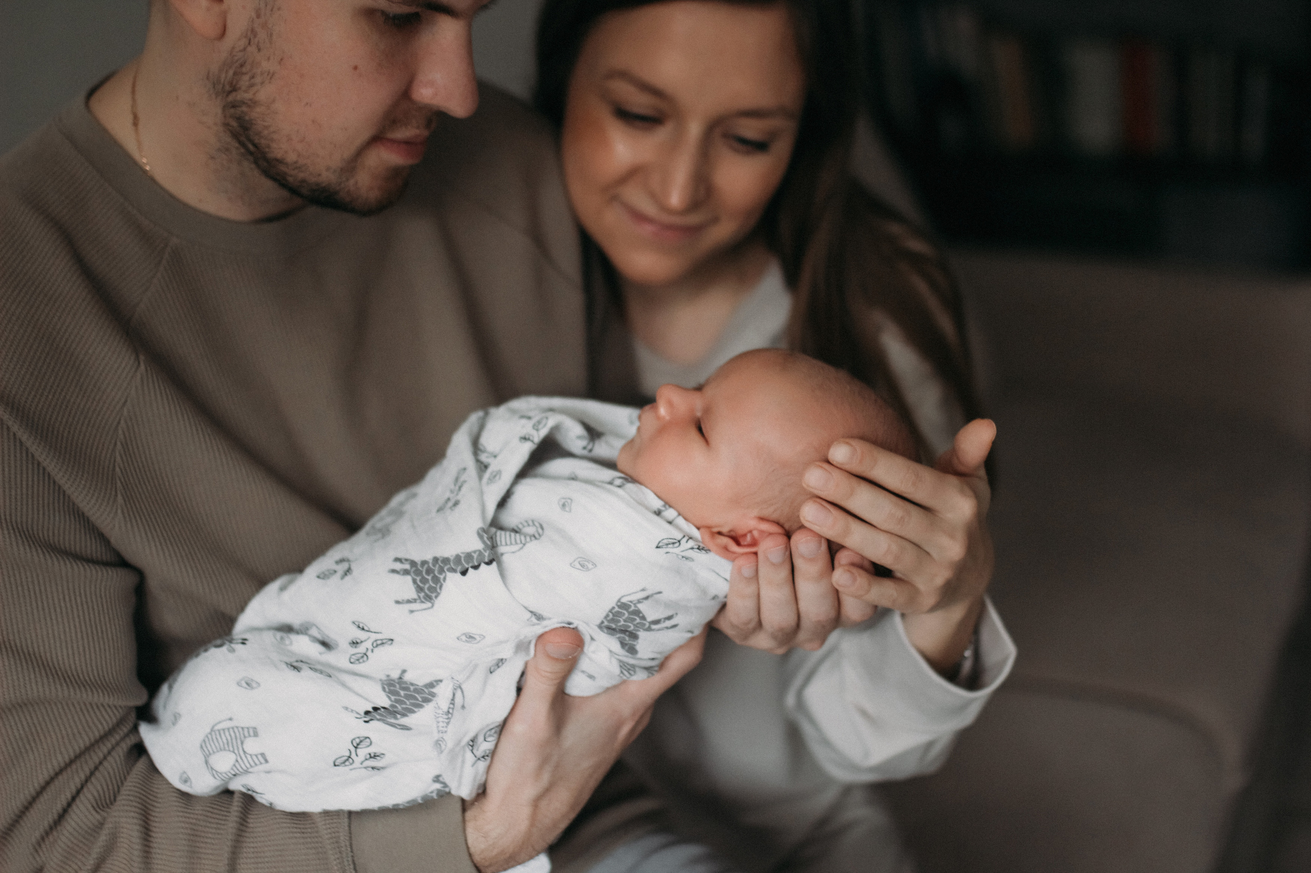 Домашняя фотосессия с новорожденным. Семейный фотограф Екатеринбург Черепанова Олеся