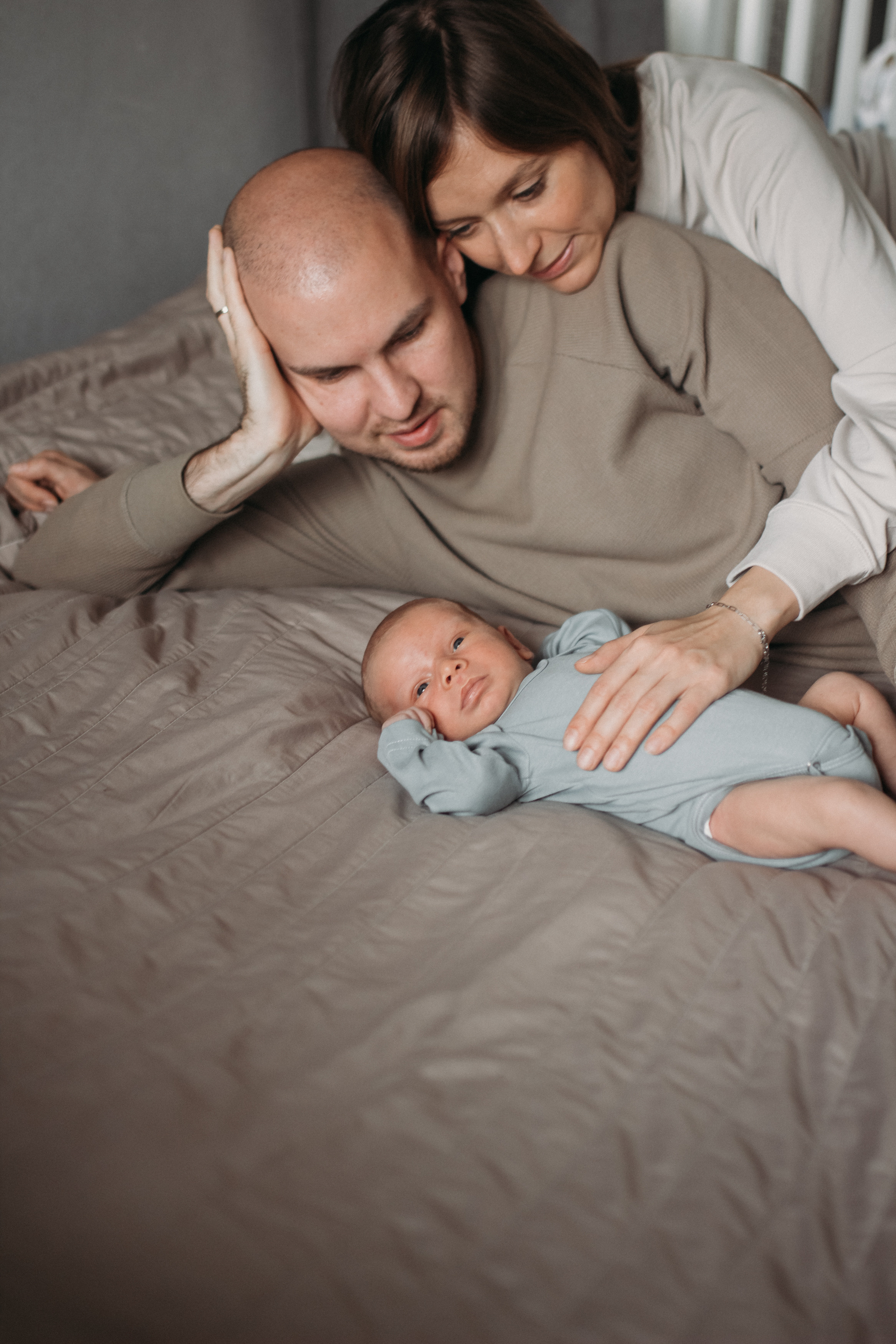 Домашняя фотосессия с новорожденным. Семейный фотограф Екатеринбург Черепанова Олеся