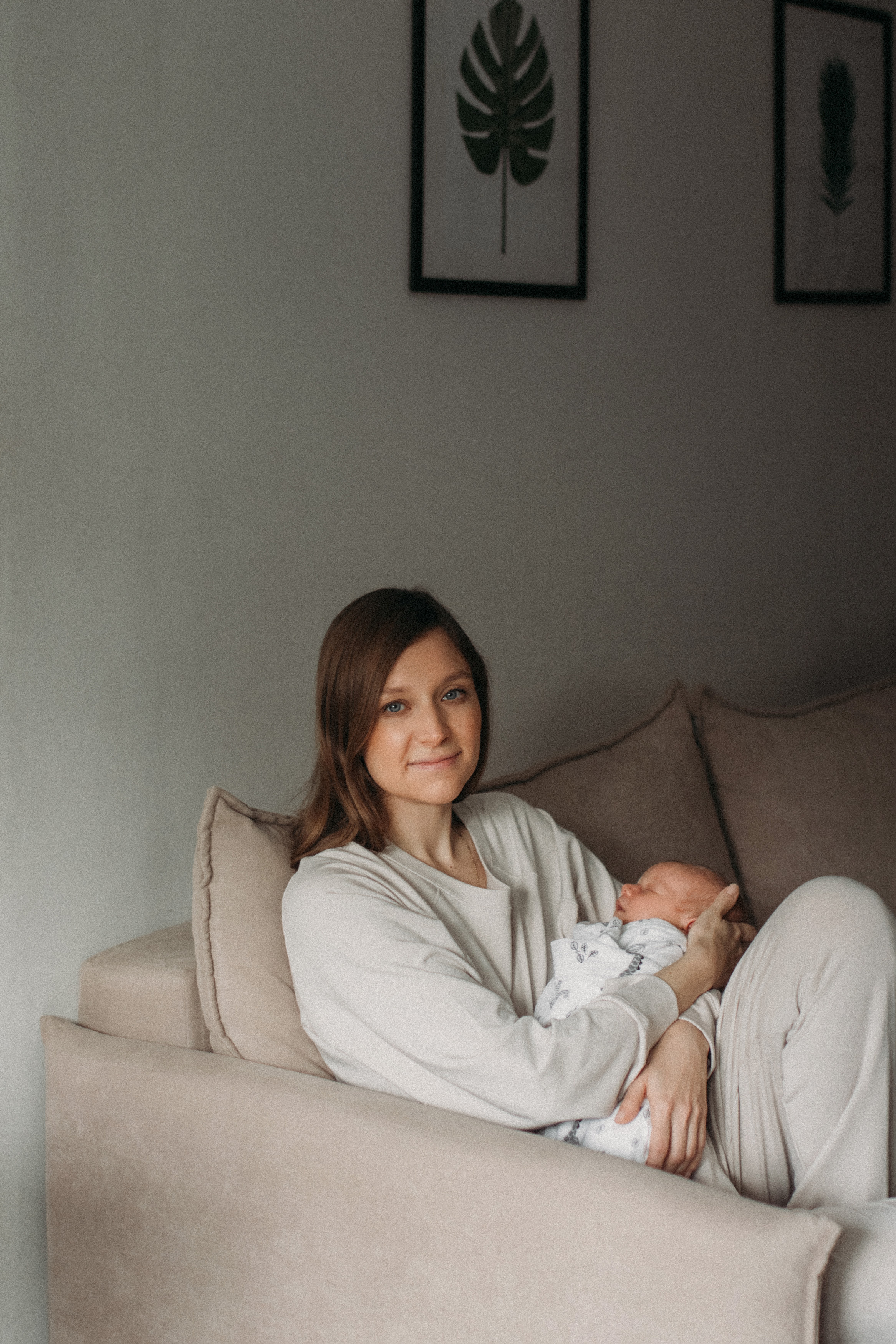 Домашняя фотосессия с новорожденным. Семейный фотограф Екатеринбург Черепанова Олеся