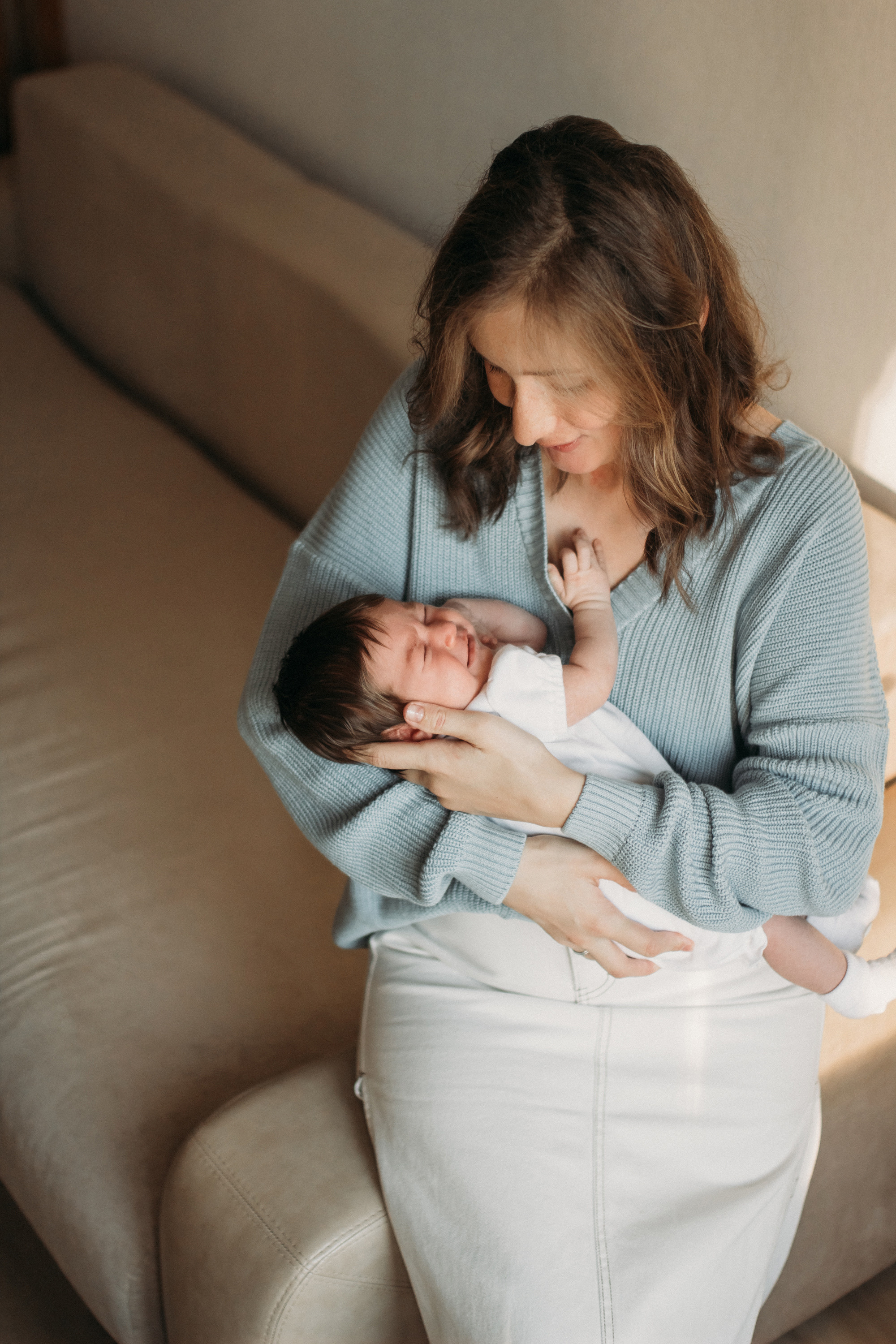 Домашняя newborn фотосессия. Семейный фотограф Екатеринбург Черепанова Олеся