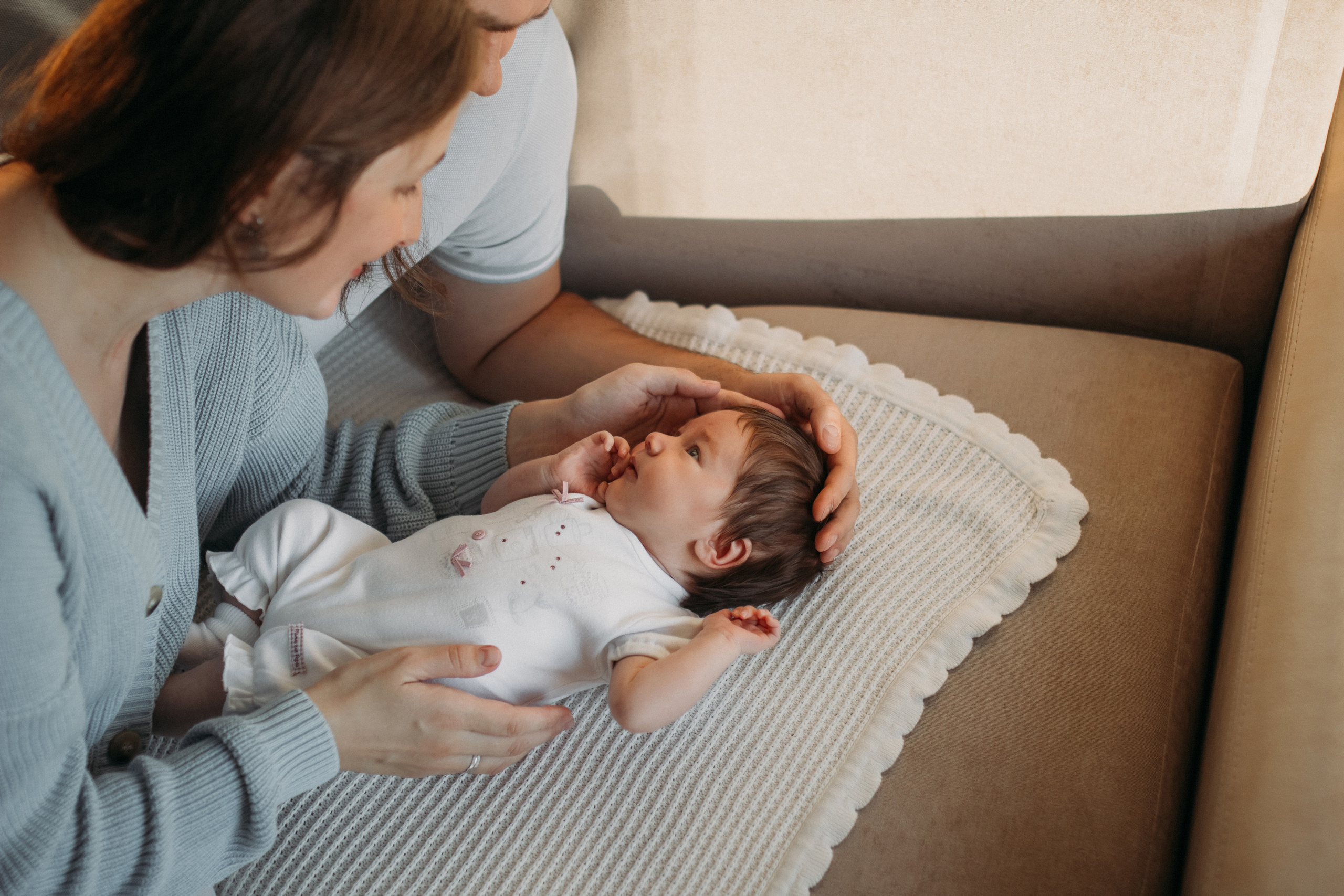 Домашняя newborn фотосессия. Семейный фотограф Екатеринбург Черепанова Олеся