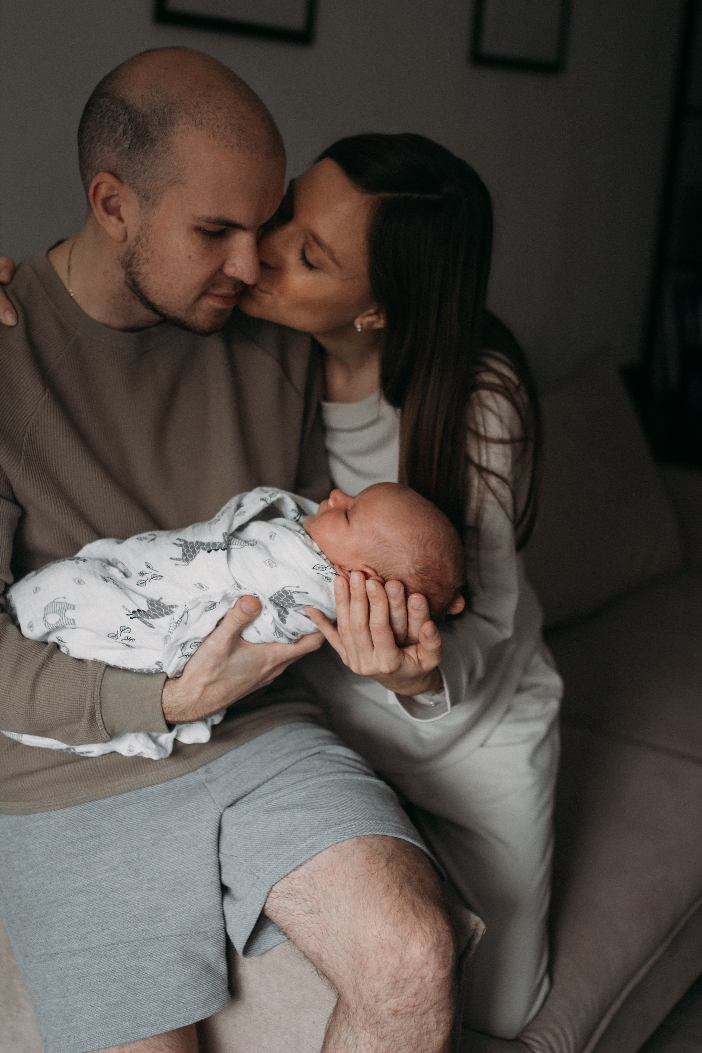 Домашняя фотосессия с новорожденным. Семейный фотограф Екатеринбург Черепанова Олеся