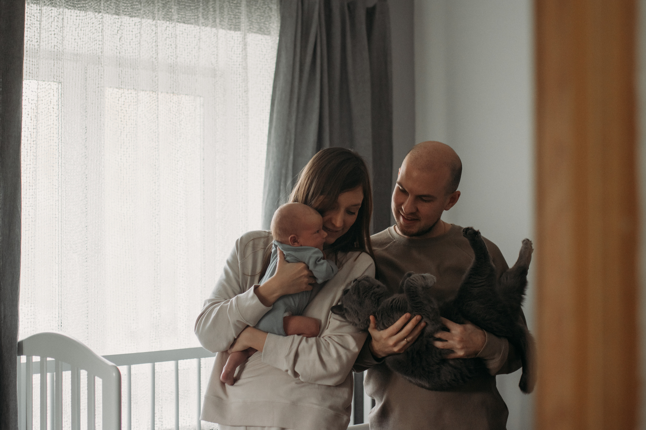 Домашняя фотосессия с новорожденным. Семейный фотограф Екатеринбург Черепанова Олеся