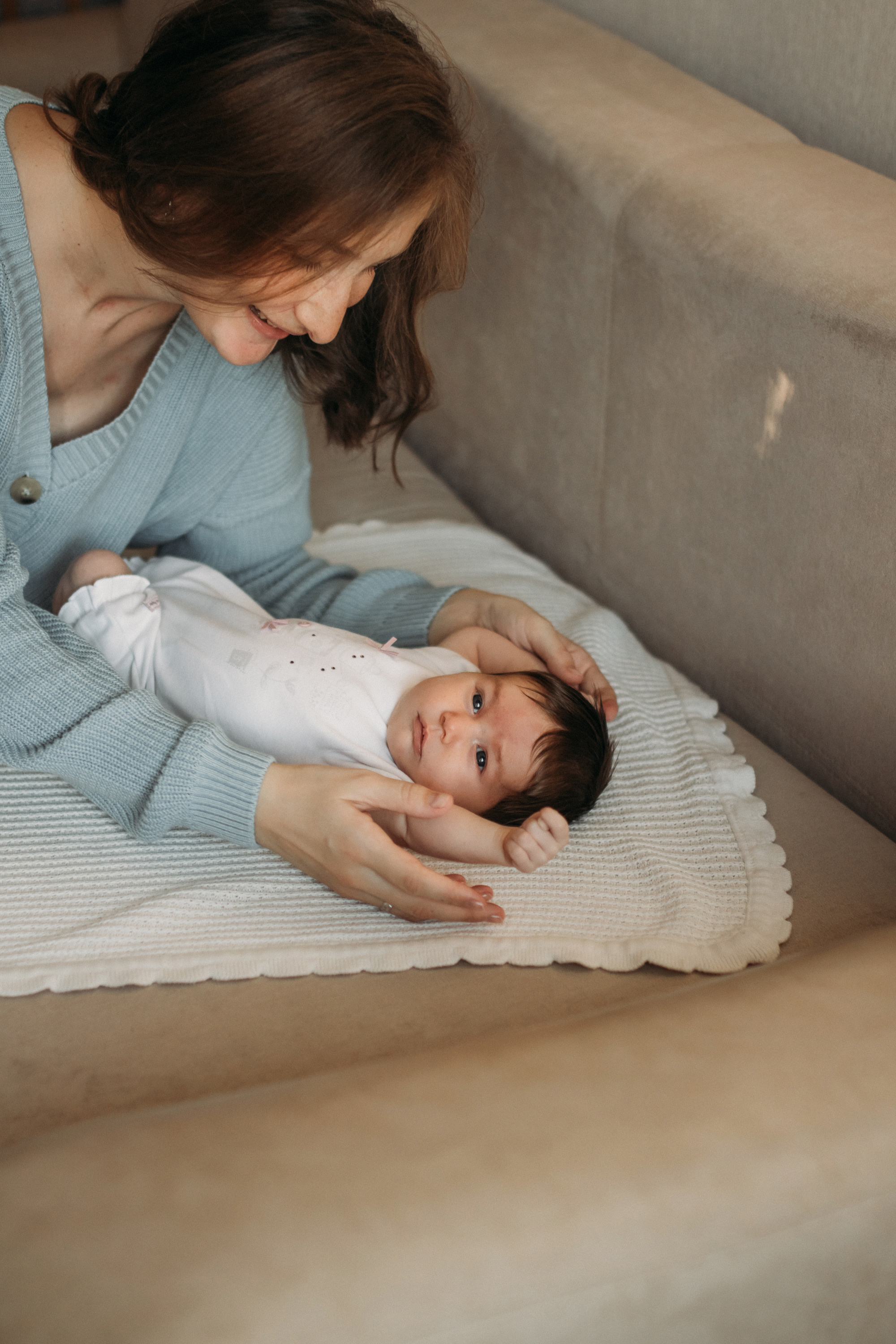 Домашняя newborn фотосессия. Семейный фотограф Екатеринбург Черепанова Олеся