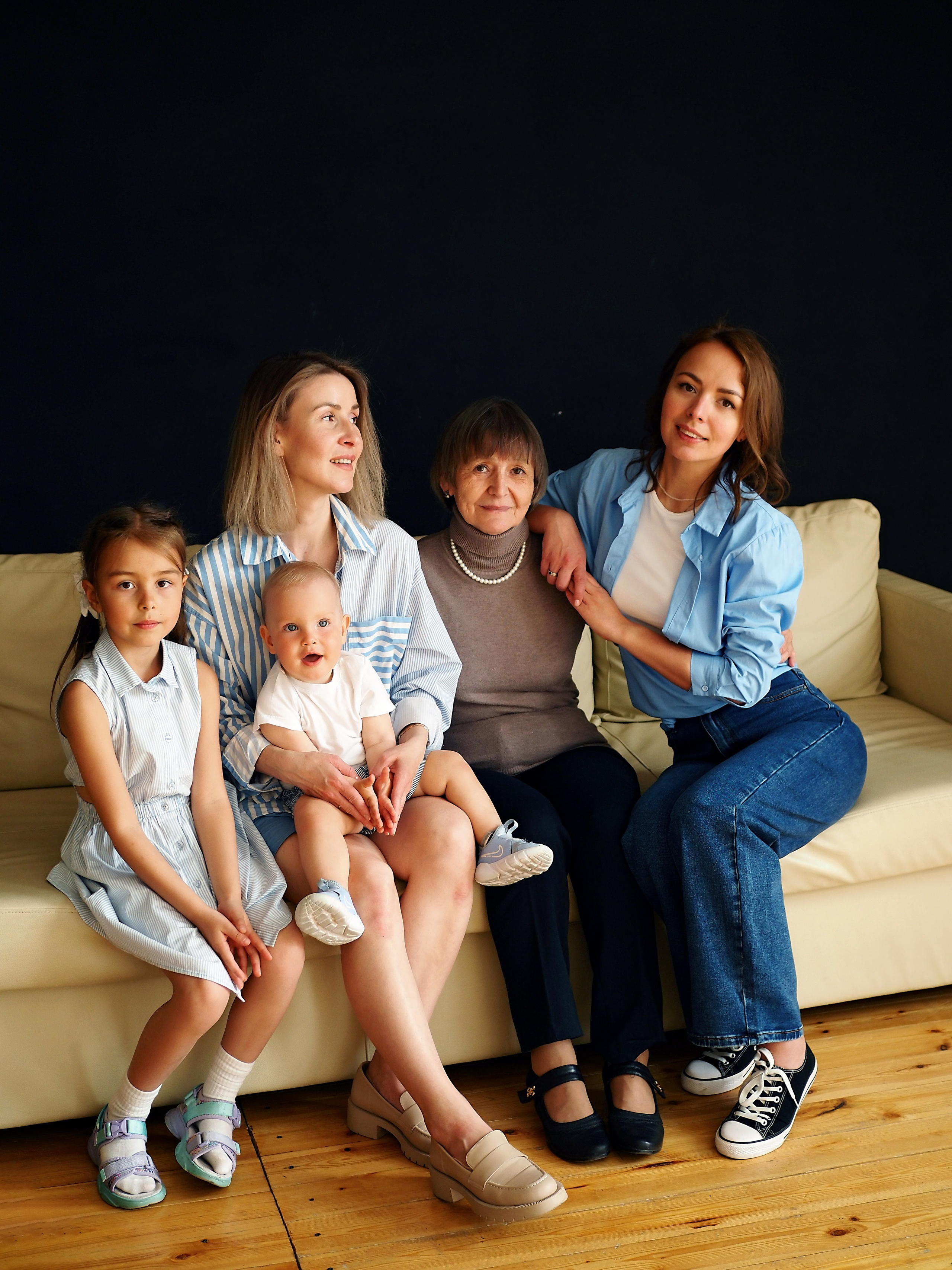 Семья 3 поколения. Семейный фотограф Ольга Барабанова