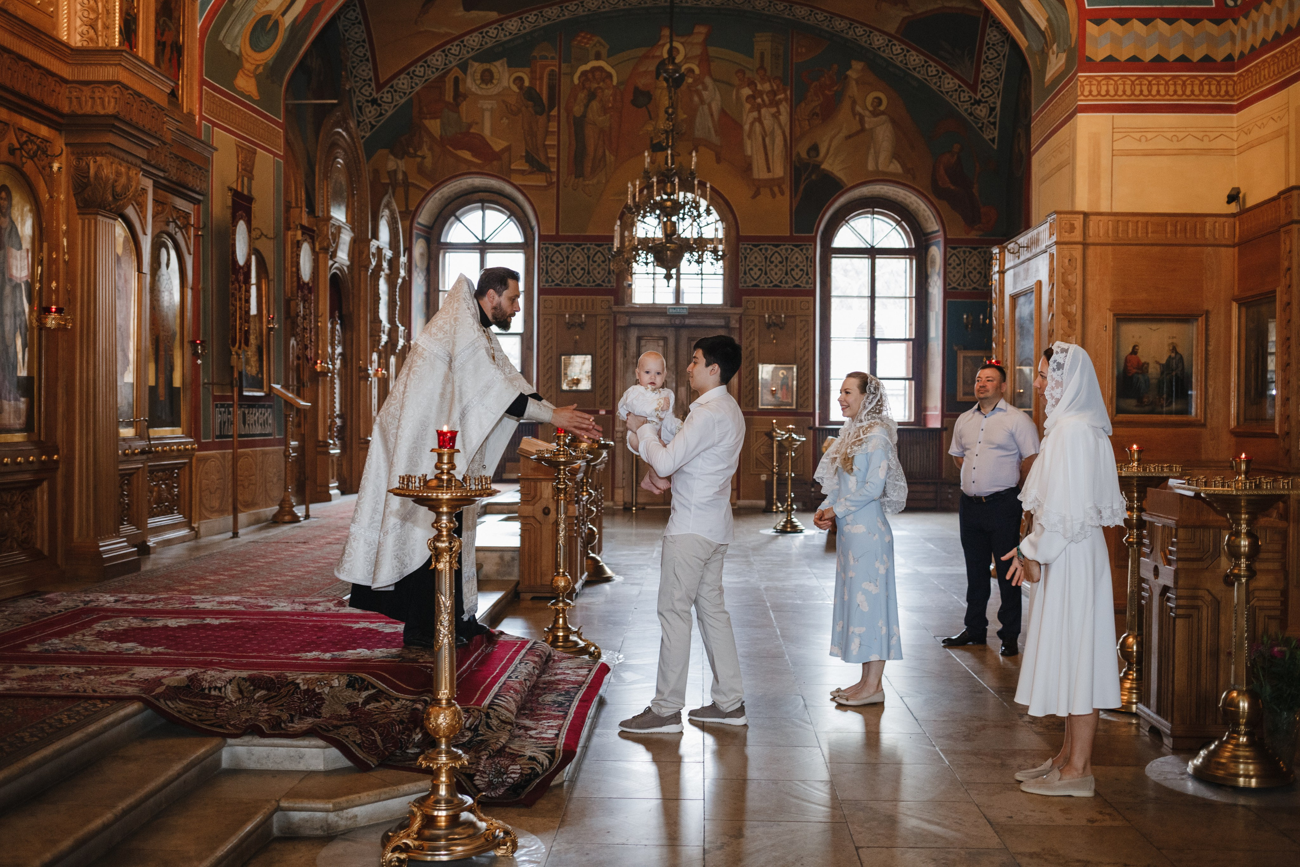 Крещение Кирилла. Семейный фотограф Николаева Ольга