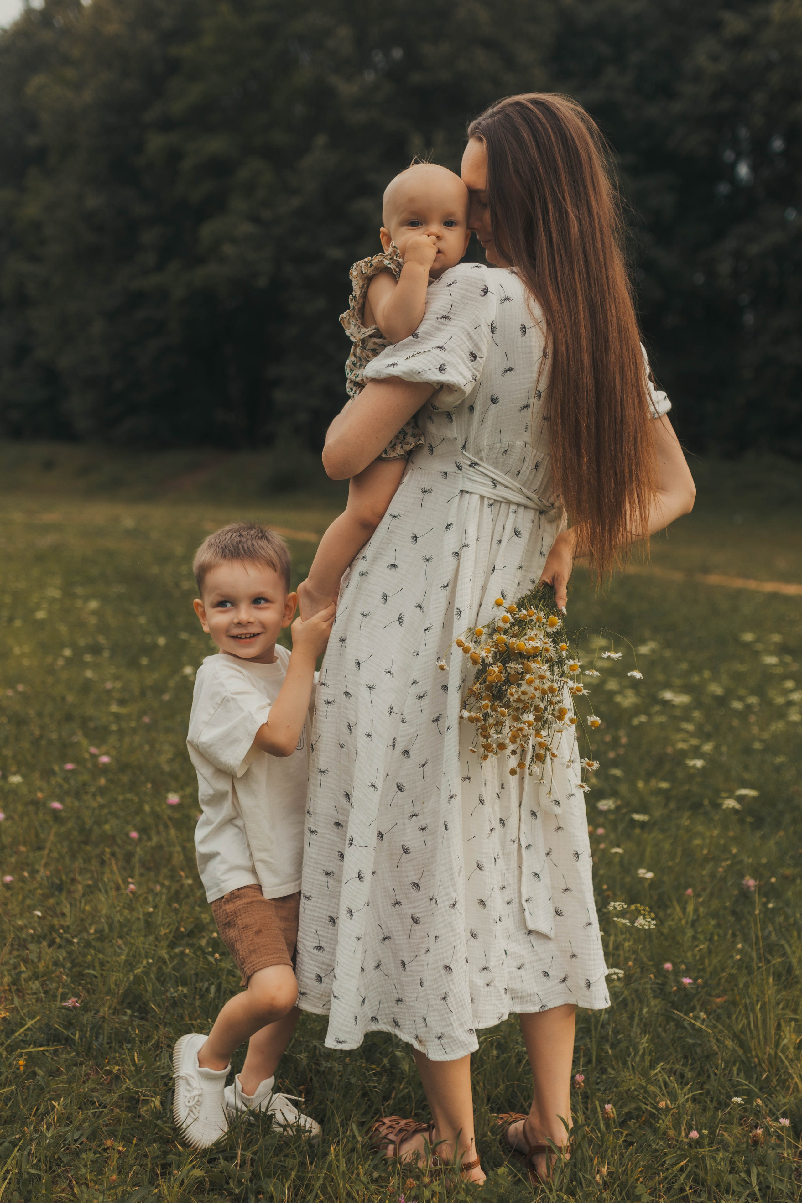 Лена с семьей. Семейный фотограф Алина Демидова. Королев