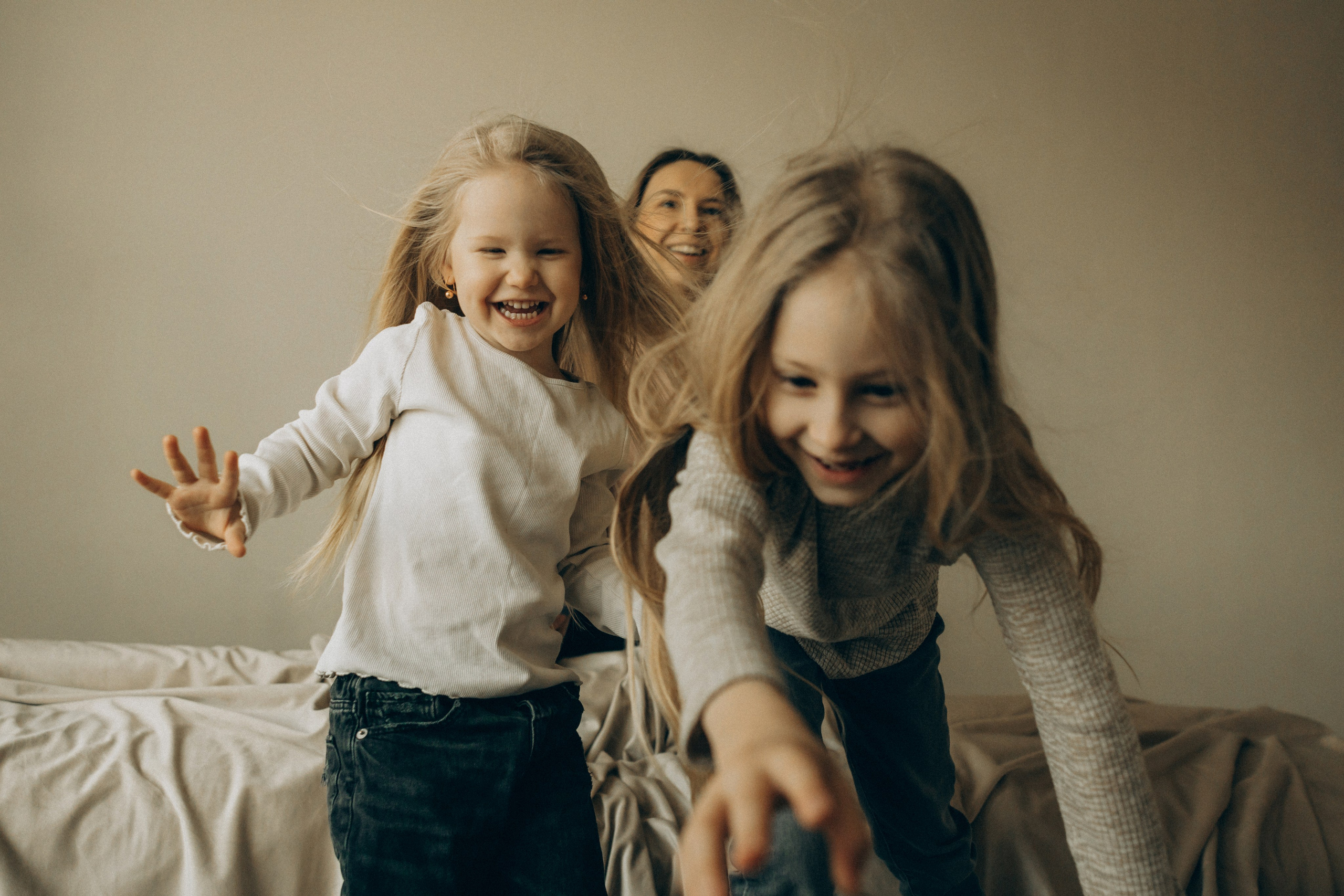 Маша, Ксюша и Аня. Семейный фотограф и детский фотограф в Волгограде Алеся Бутакова — дет