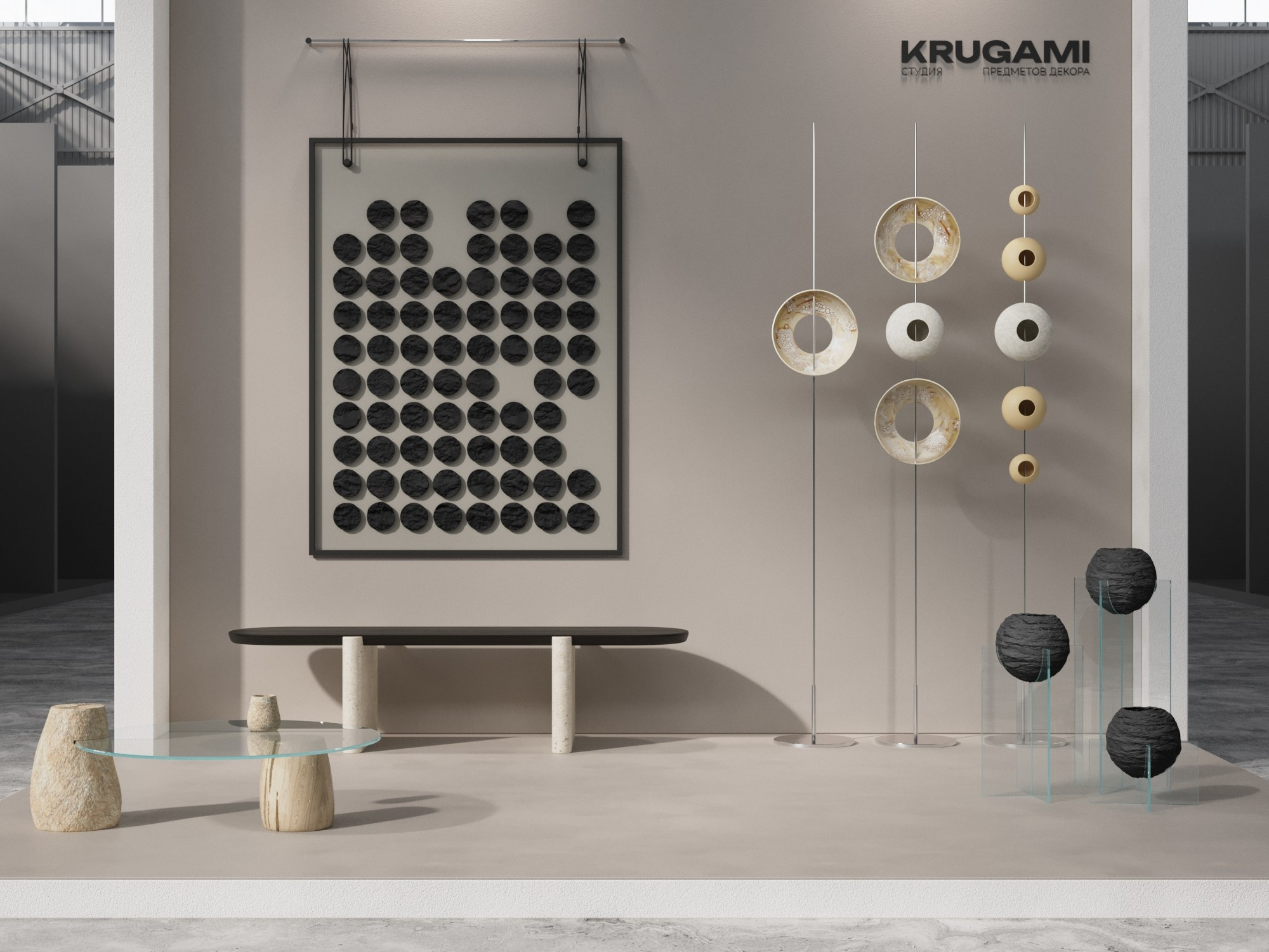 Выставочный павильон. 3D-дизайнер Кристина Пуляевская