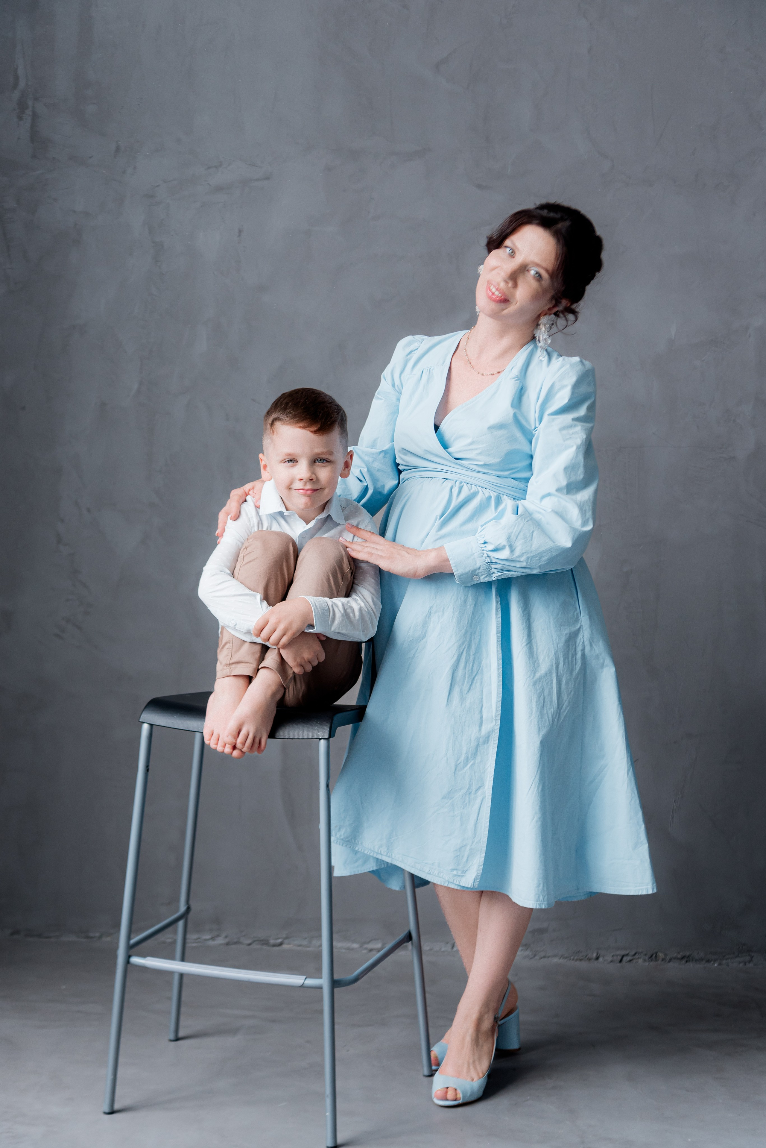 Мама и Сын в студии Патрики. Фотограф в Волгограде и Волжском Александр Горбань