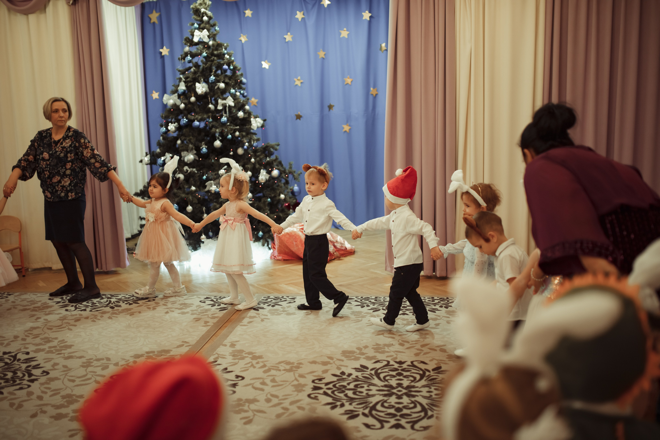 Новогодний утренник в детском саду. Семейный и детский фотограф в Москве Дорогова Екатерина