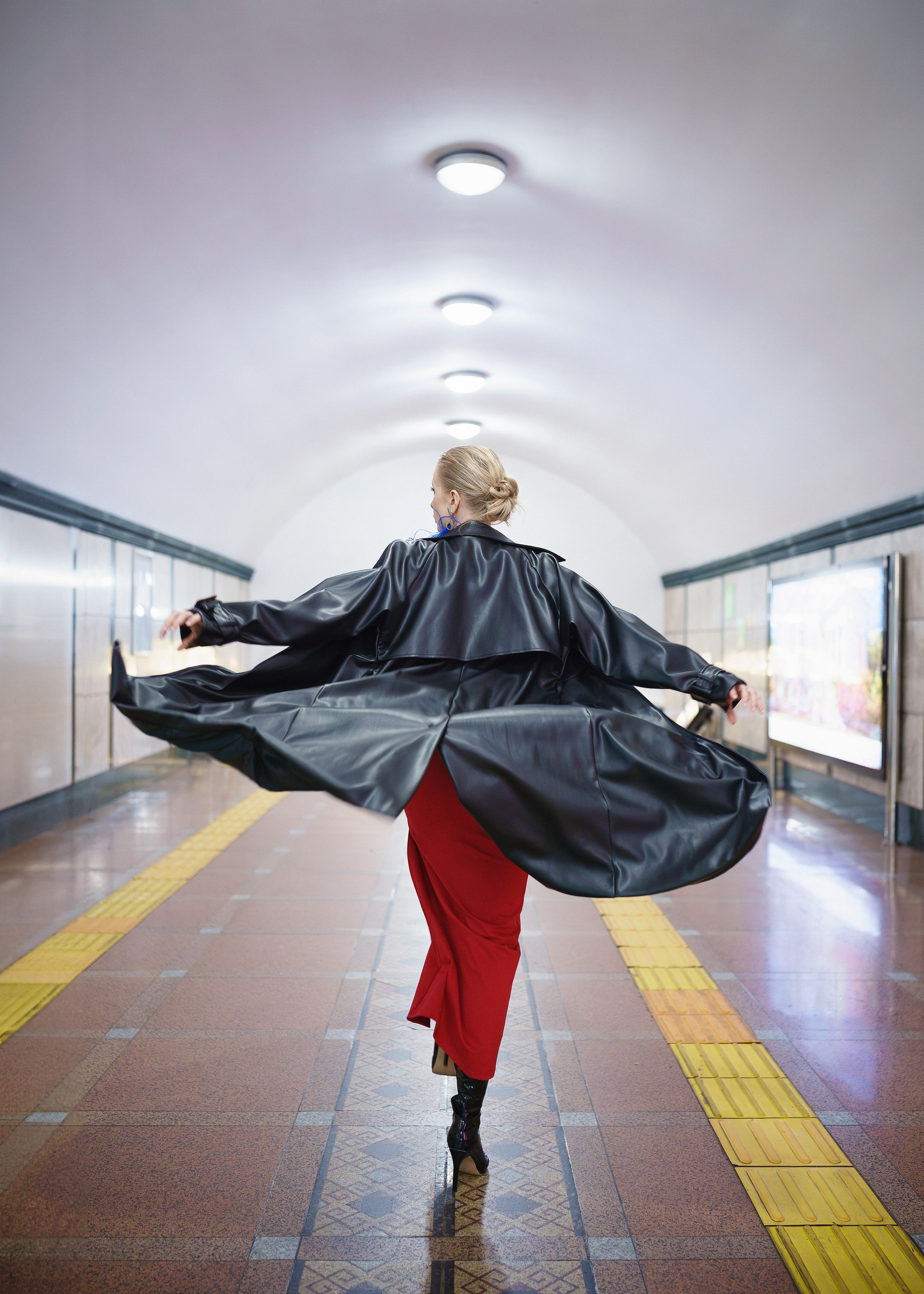 Фотосессия в метро