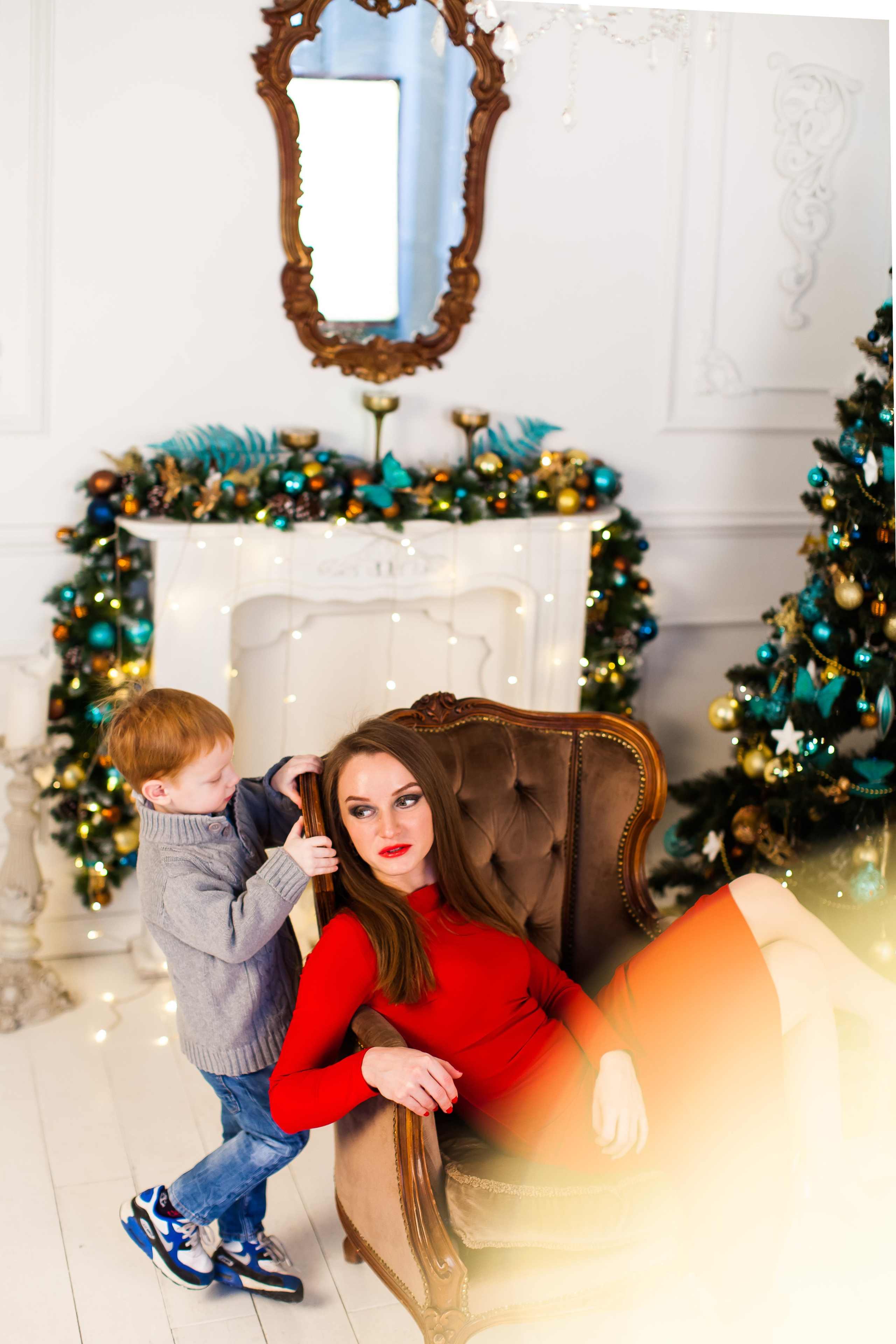 Новогодние истории разных лет. Портретный фотограф в Москве Анна Лукерьина