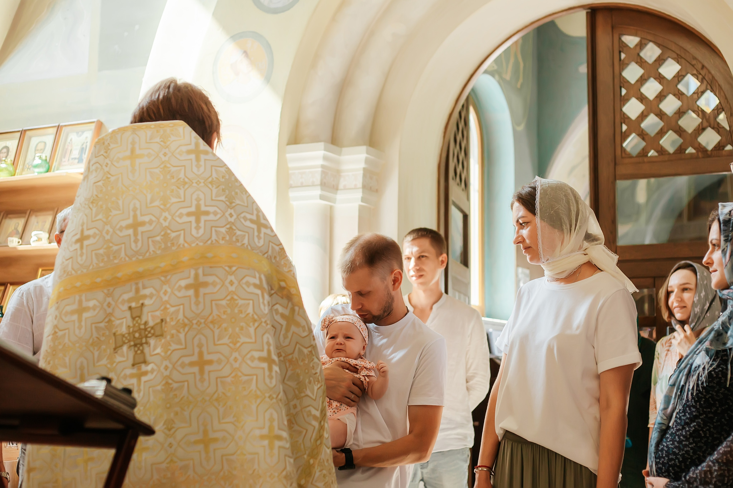 Крещение Валерии. Школьный и детский фотограф Старожилово