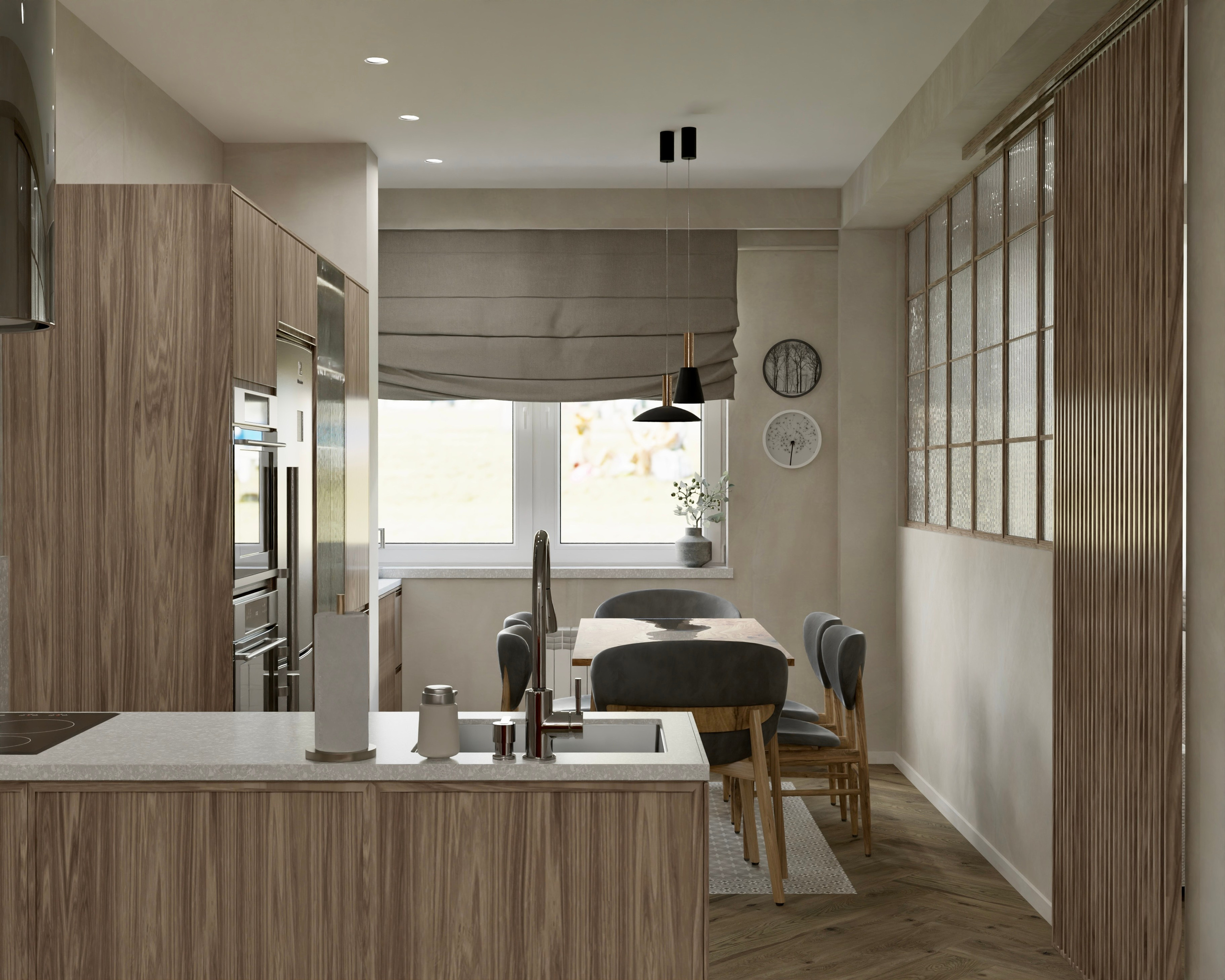 Двухкомнатная квартира — 57 м². DMDesign — студия дизайна интерьеров