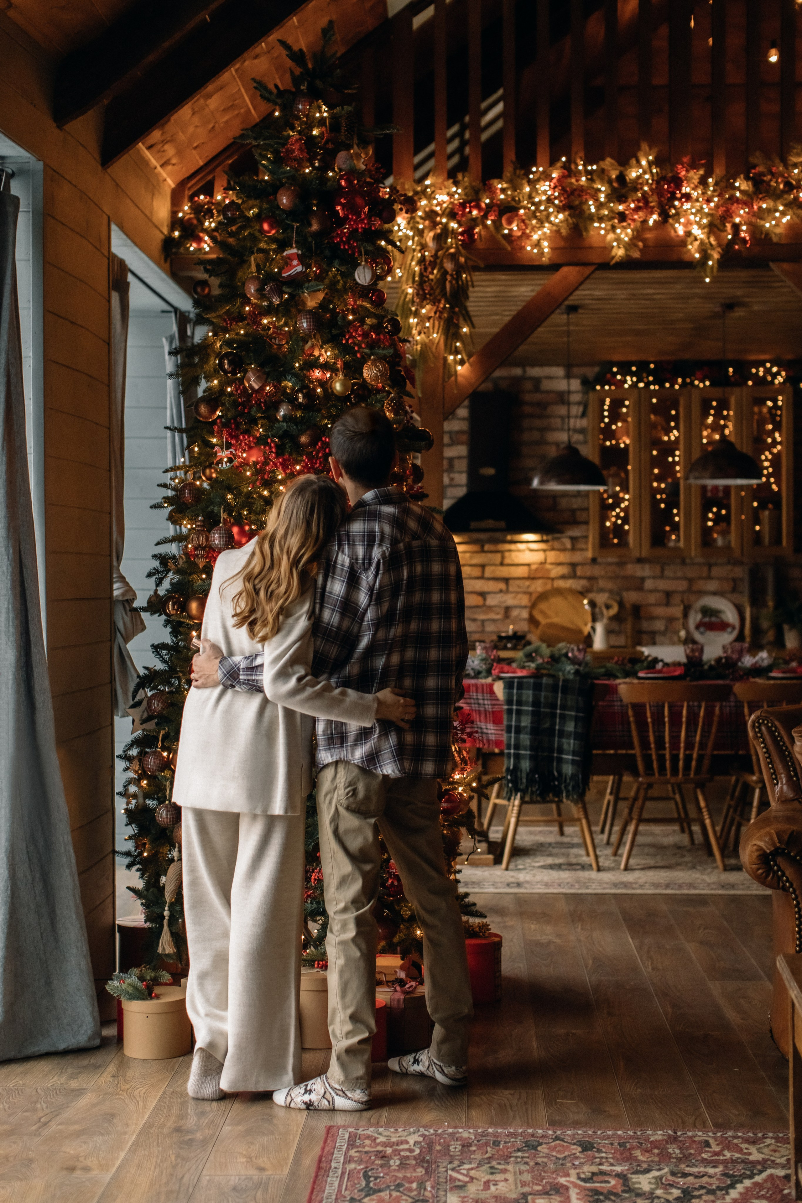 Ксения и Владимир Новогодняя История. Фотограф в Москве Ольга Сатони