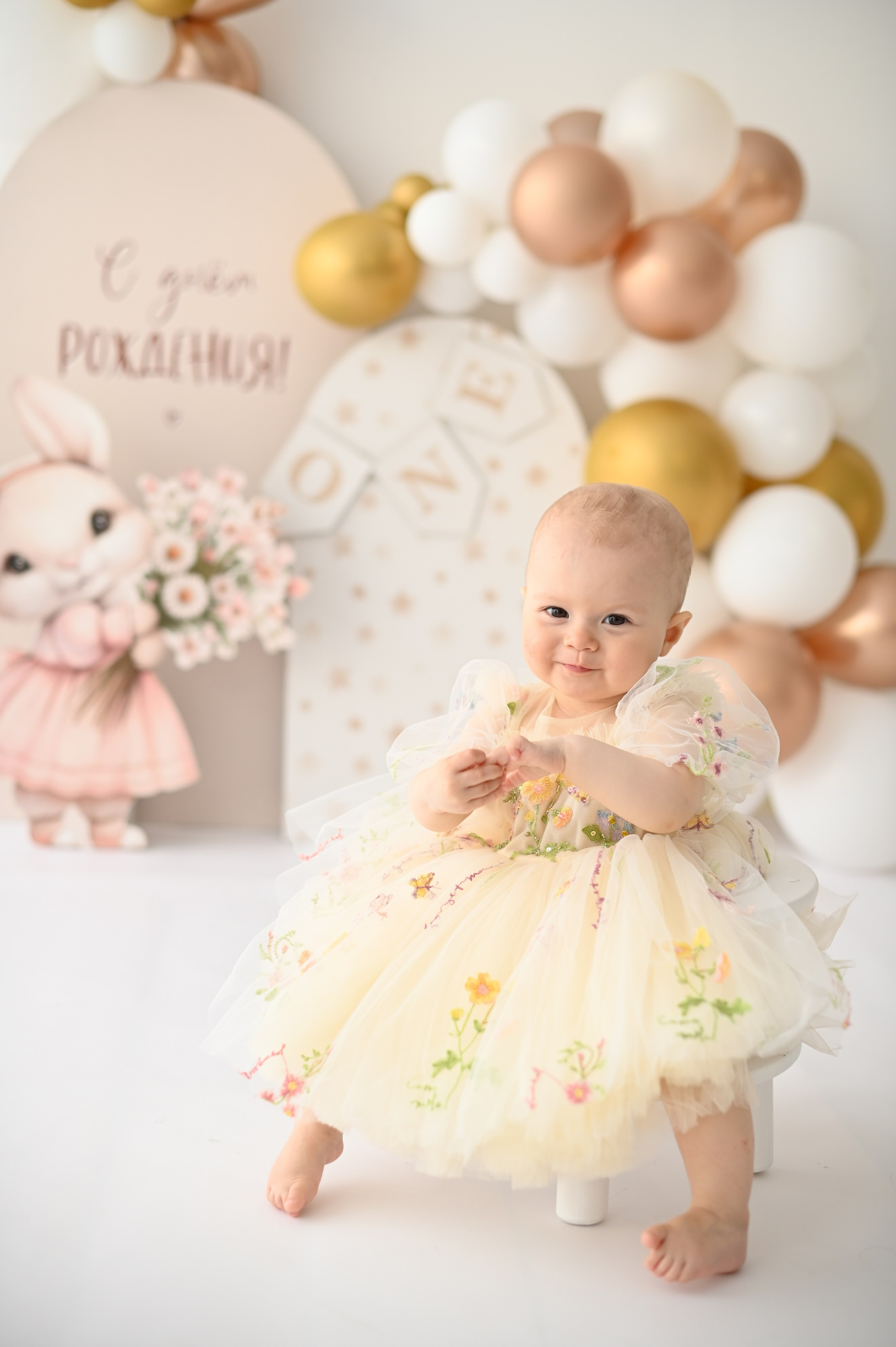 « Годик Девочки ». Фотограф новорожденных во Владивостоке Панова Татьяна