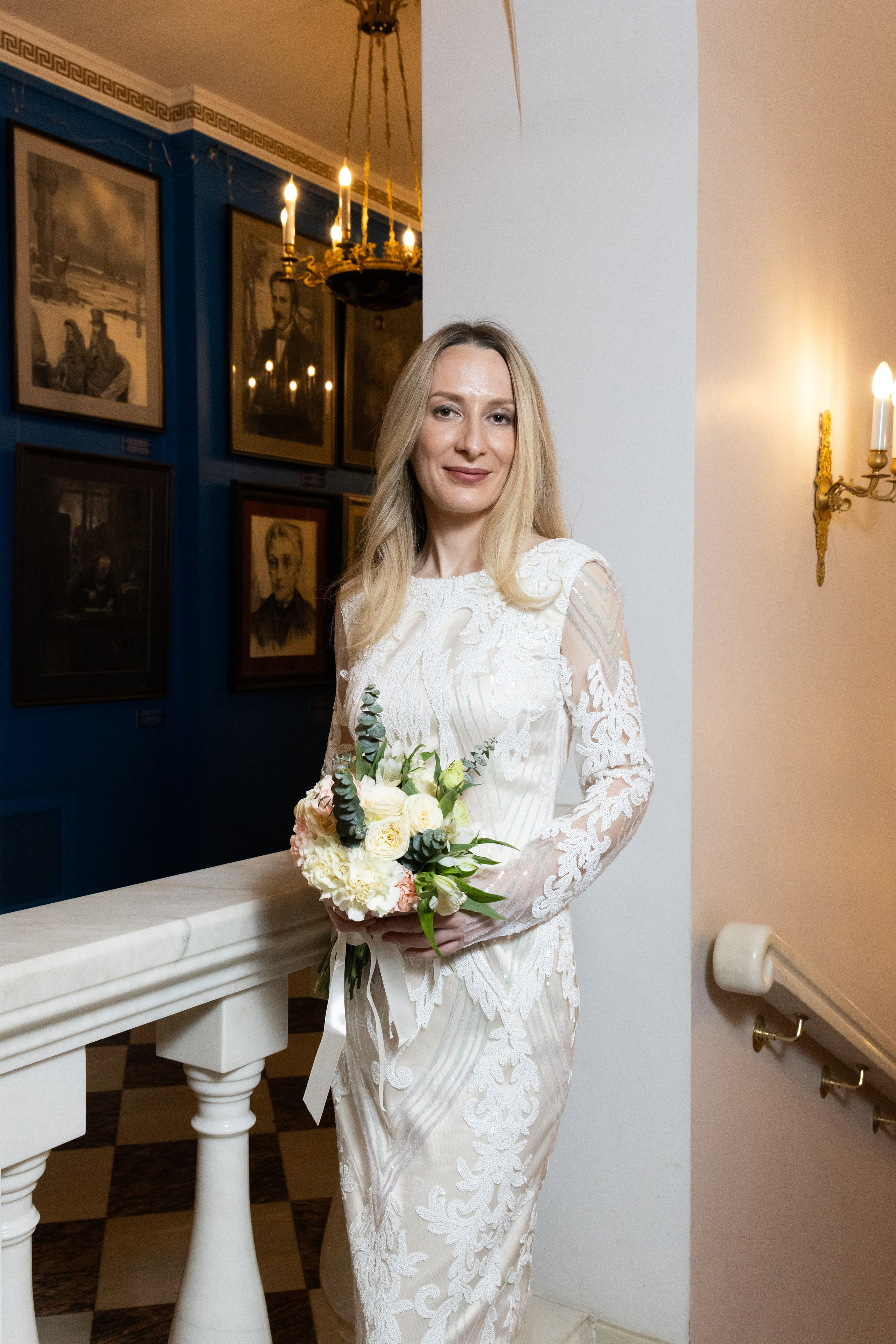 Свадьба в картинной галереи Ильи Глазунова. Фотограф в Москве Зябченко Екатерина. Съемки беременности, love story, семейный, портреты в студии и на улице