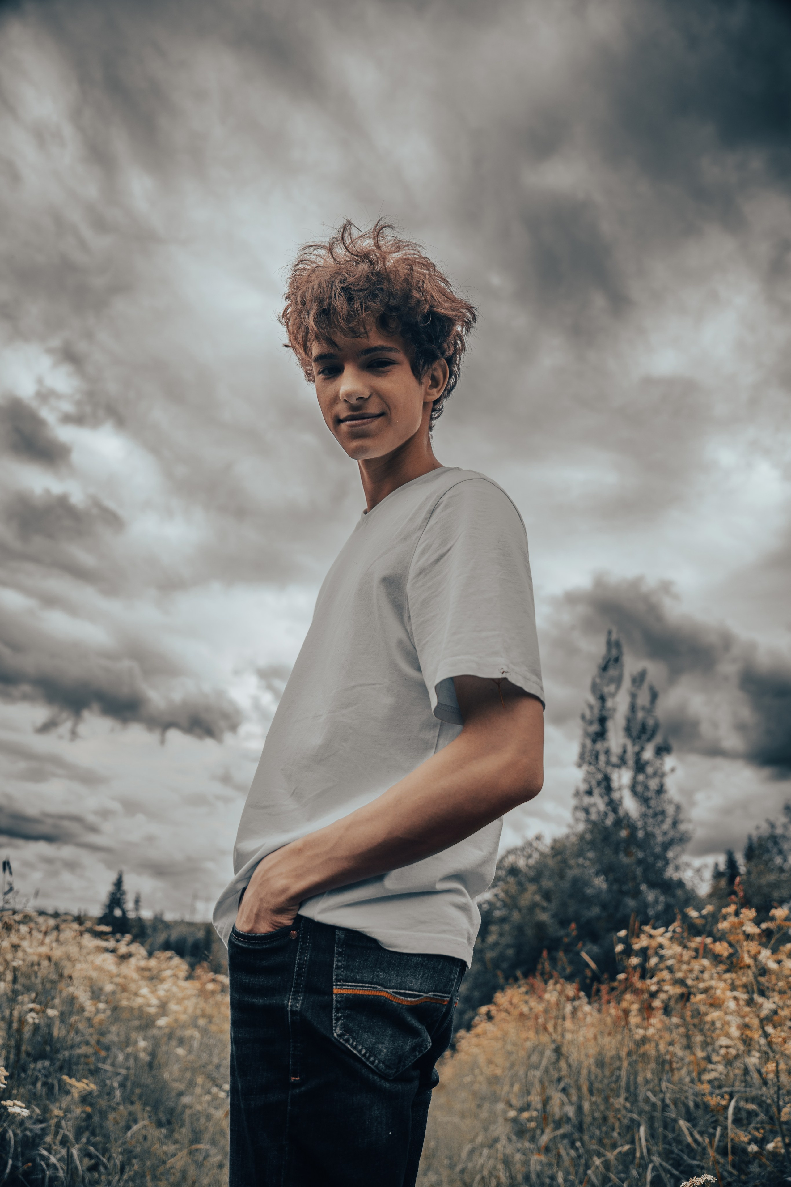 Фотосессия в поле. ТриМедиа Продакшн