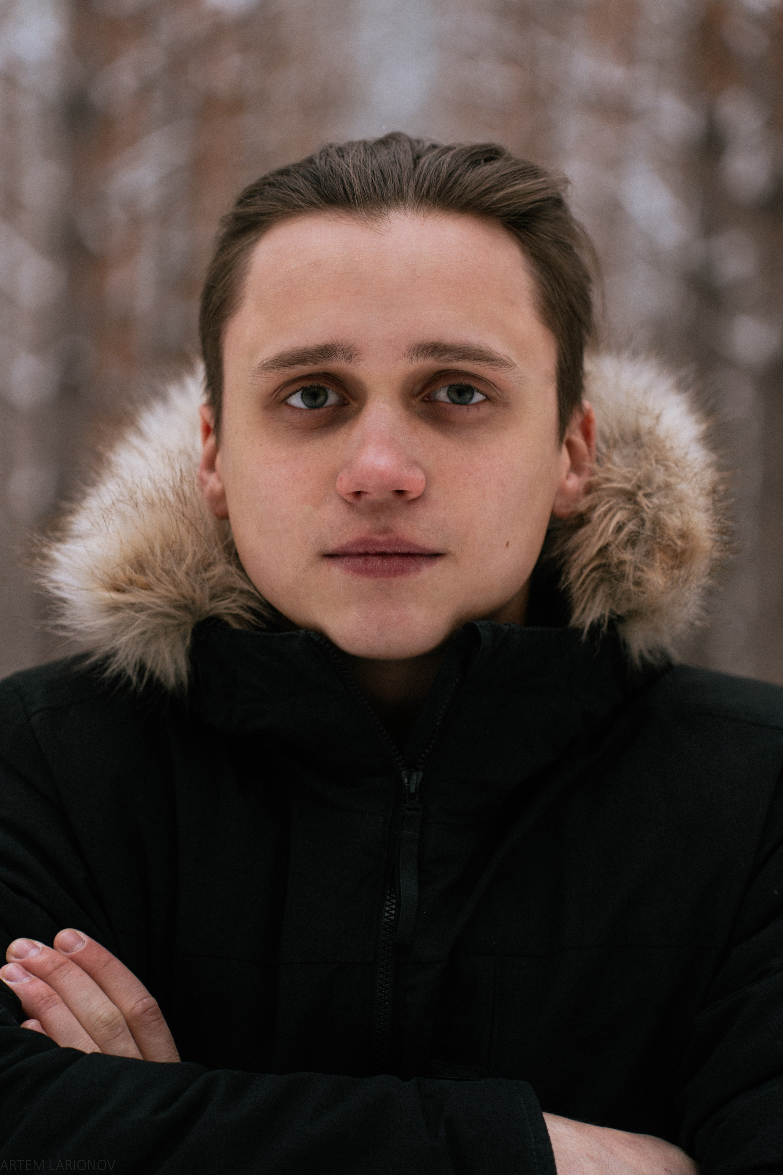 Снежный лес. Фотограф Артем Ларионов