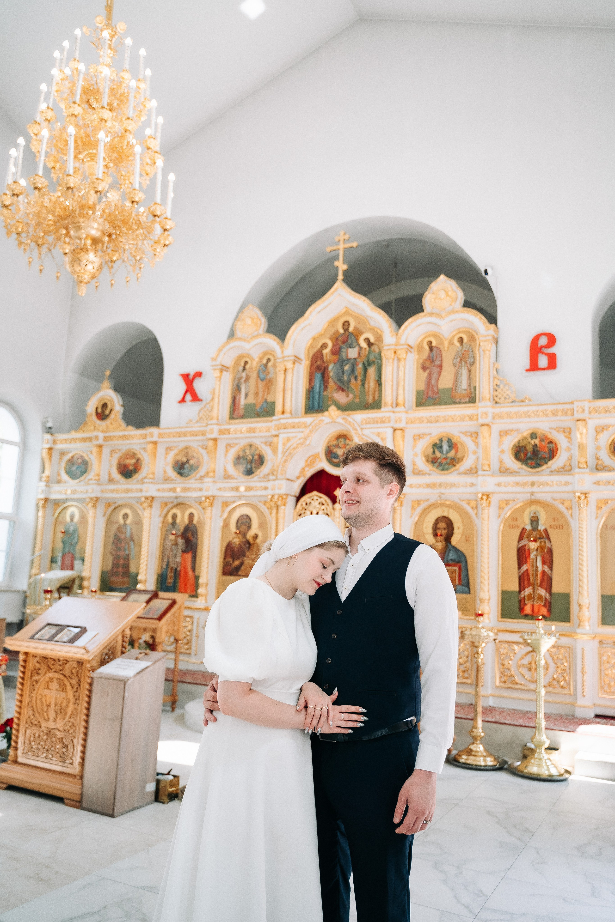 Венчание в Церкови Ермогена Патриарха Всероссийского в Южном Тушино. Свадебный и семейный фотограф в Москве и МО Геннадий Туманцев