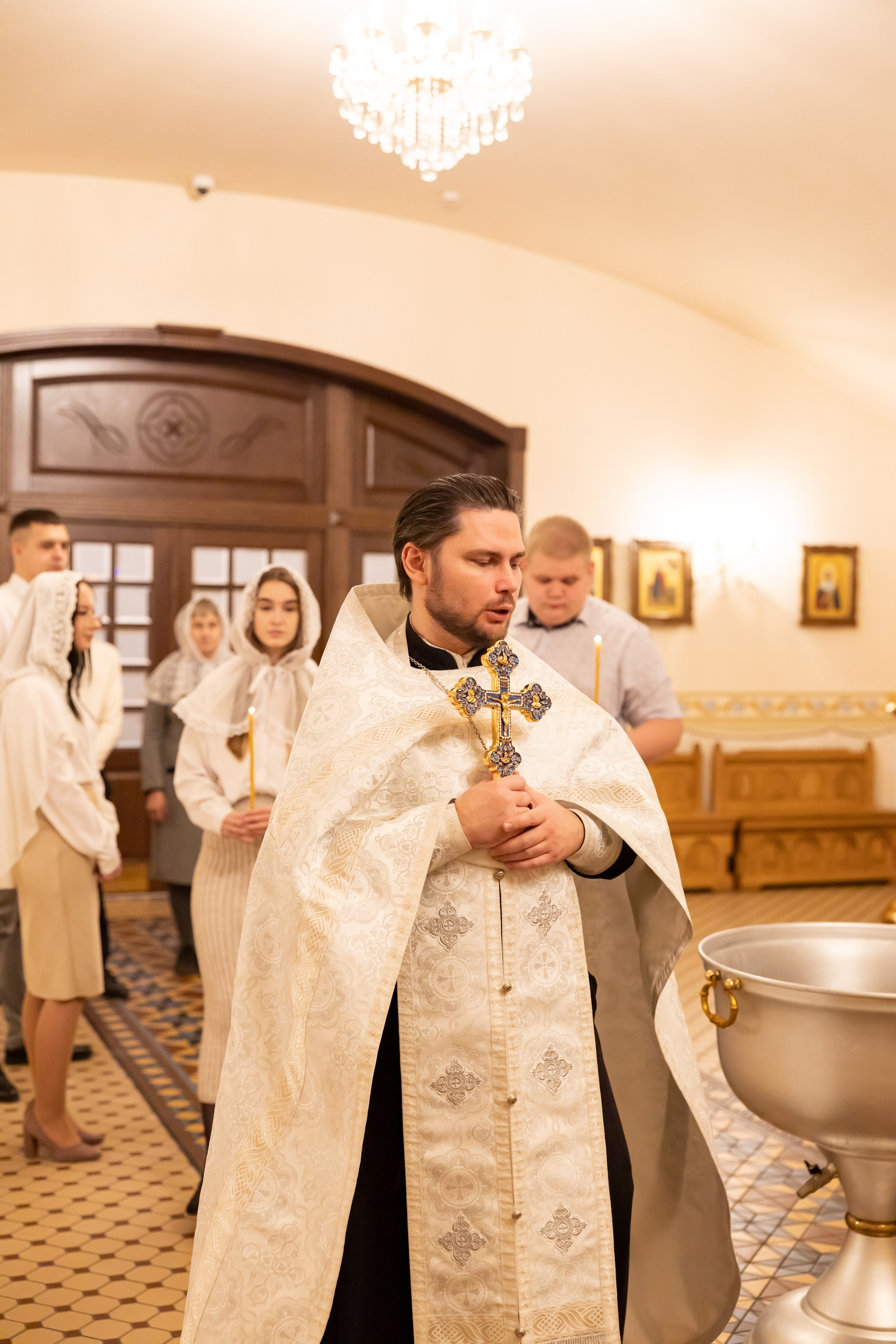 Крещение в Храме Покрова Пресвятой Богородицы. Семейный фотограф в Рязани и Рязанской области