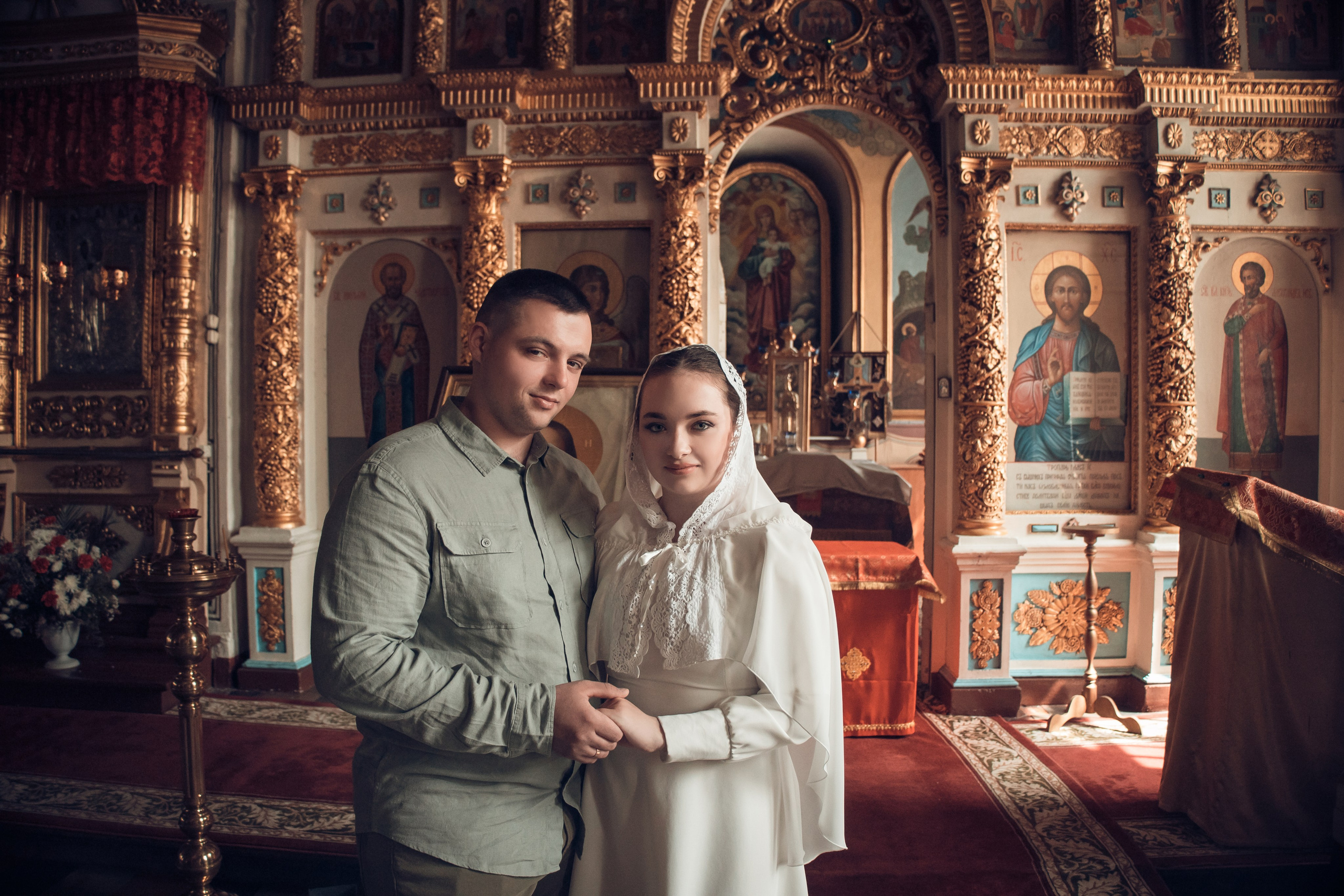 Таинство Крещения Ивана. Борисо-Глебский кафедральный собор. Семейный фотограф в Рязани и Рязанской области