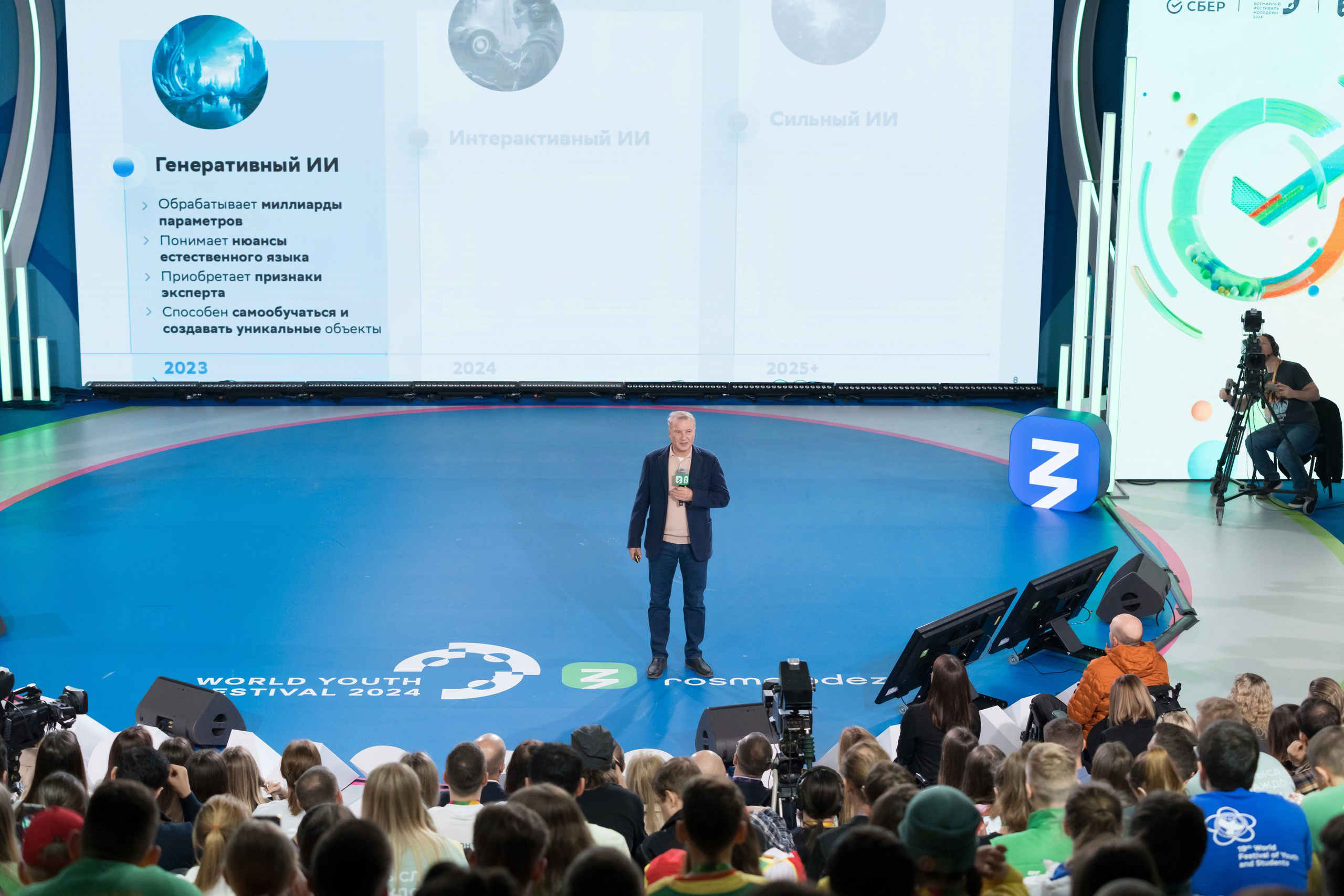 Герман Греф на Всемирном Фестивале Молодежи 2024. Репортажный фотограф в Красной Поляне и Сочи Павлюченко Екатерина