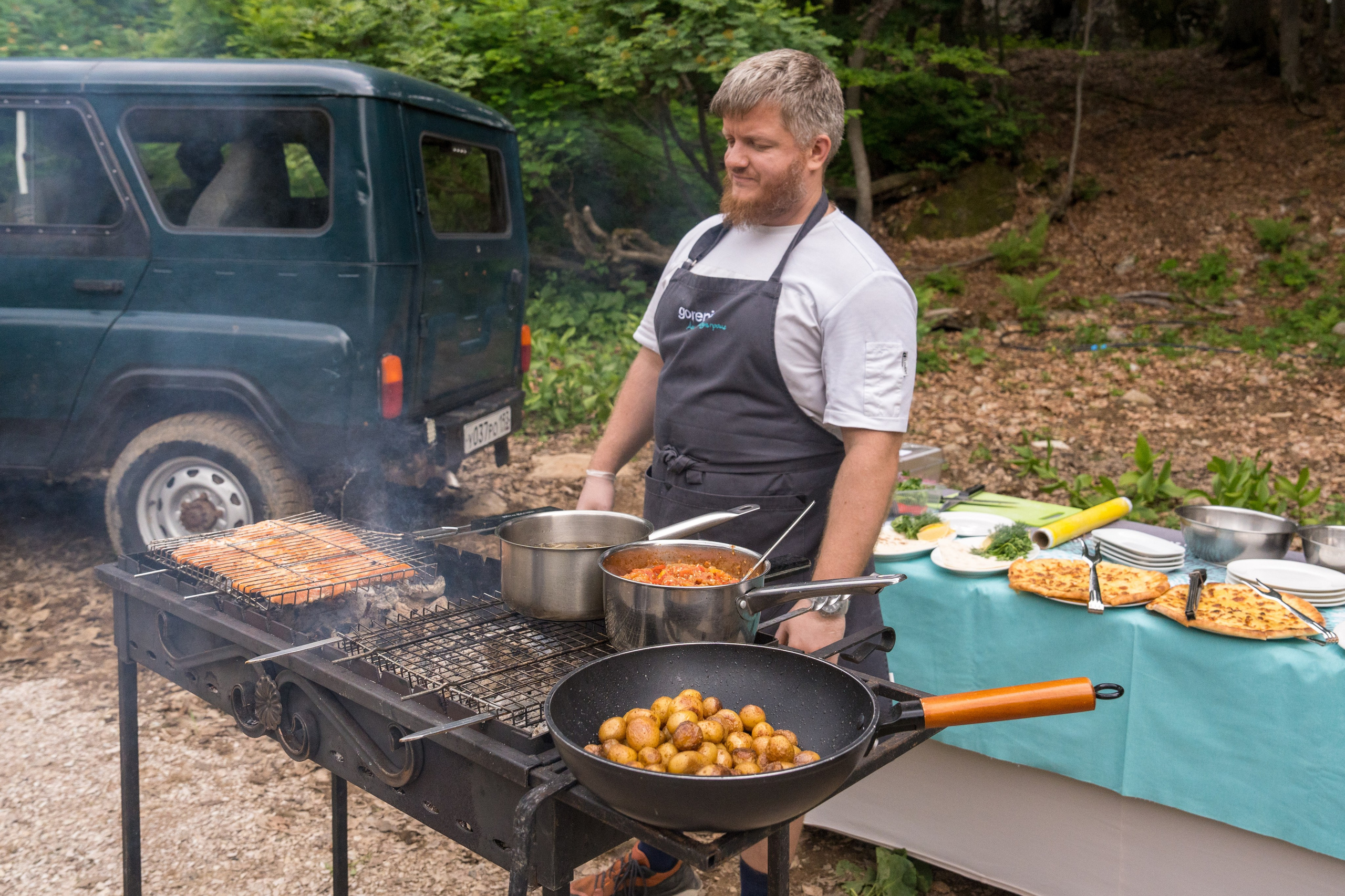 MICE мероприятие для компании «Доставка морем»: хайкинг к Ачипсинским водопадам. Репортажный фотограф в Красной Поляне и Сочи Павлюченко Екатерина