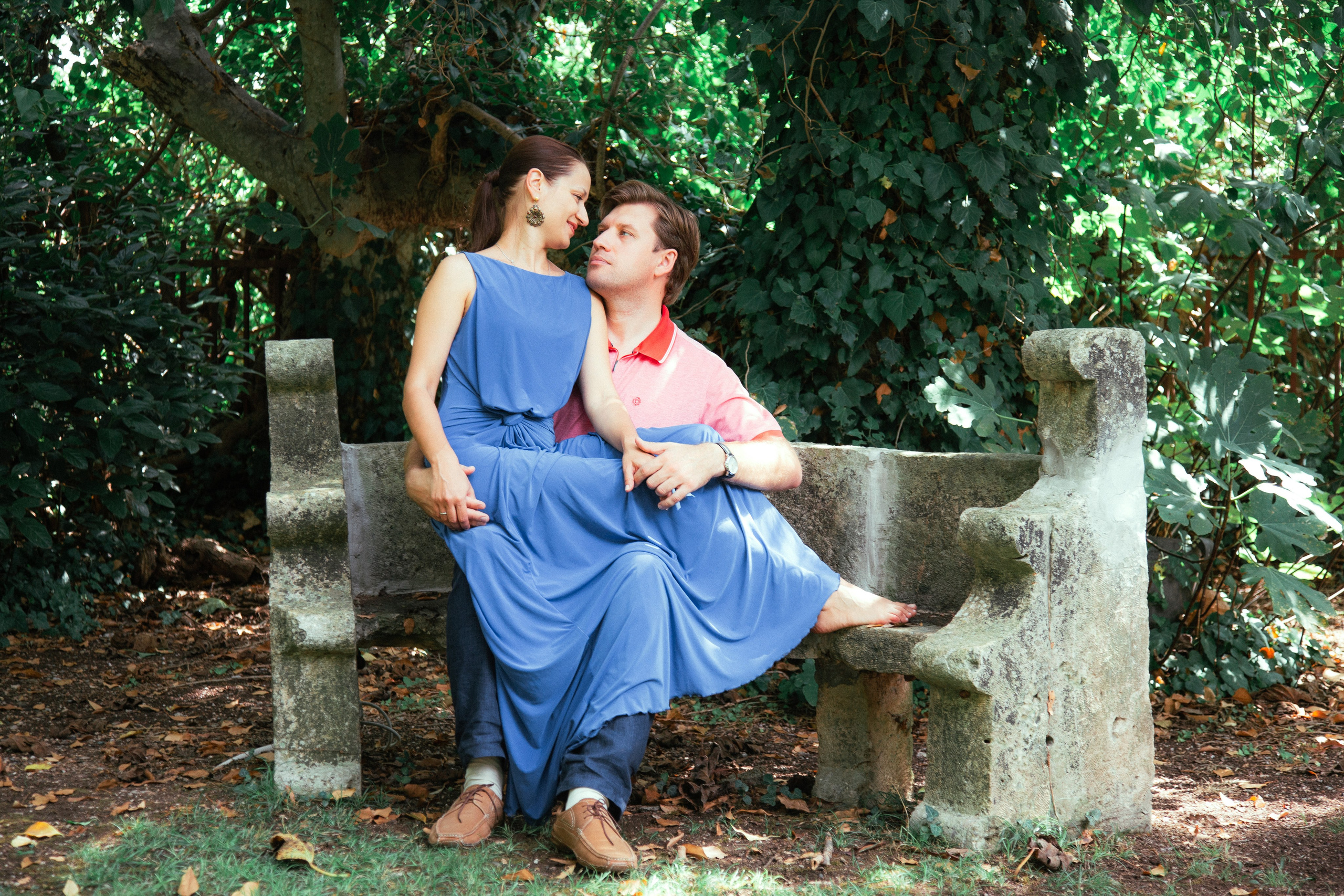 Фотосессия Дениса и Ирины на вилле в Греции. Фотограф — Евгений Свистков