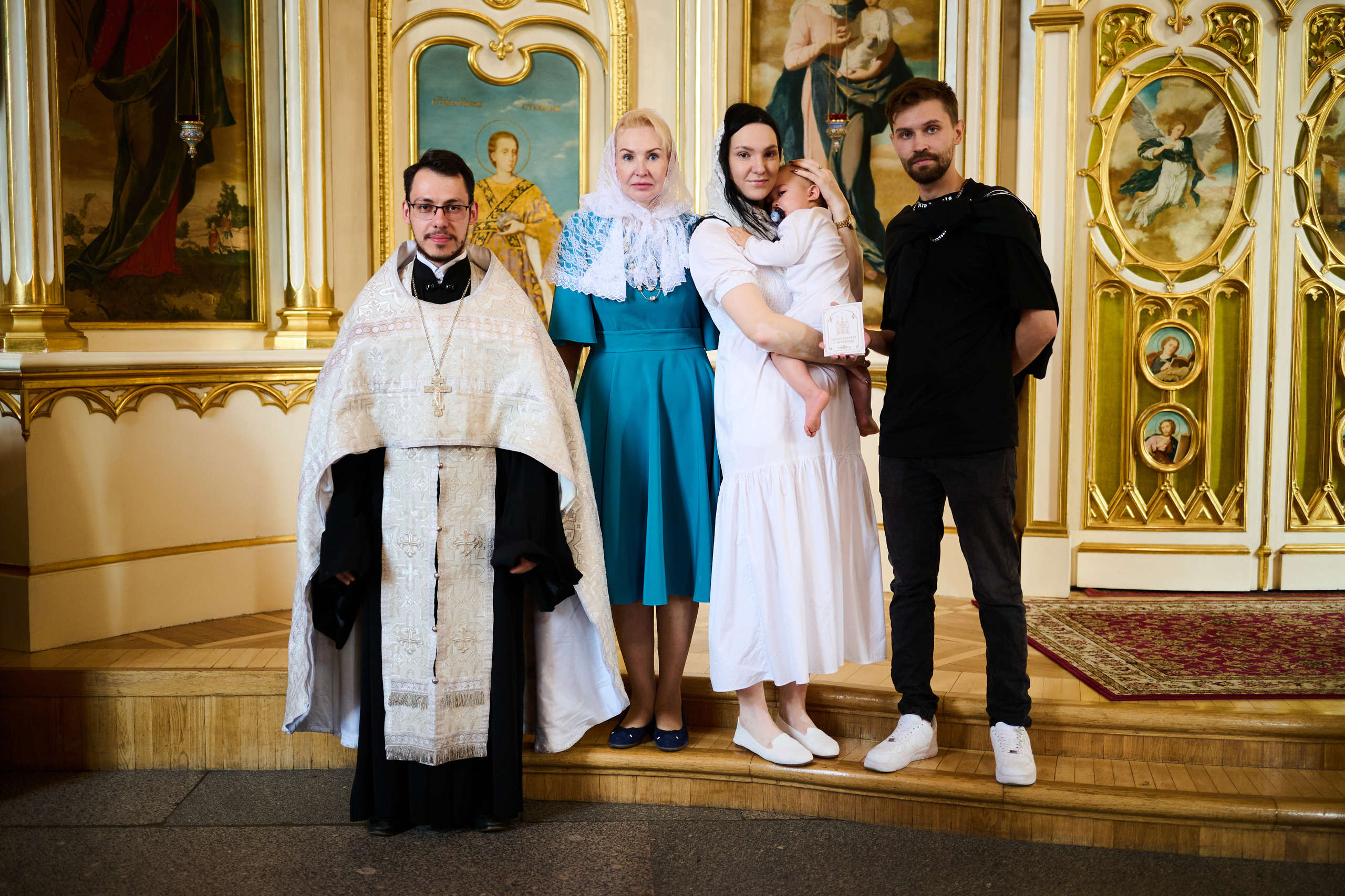 Крещение в Чесменском соборе. May the numbers guide us