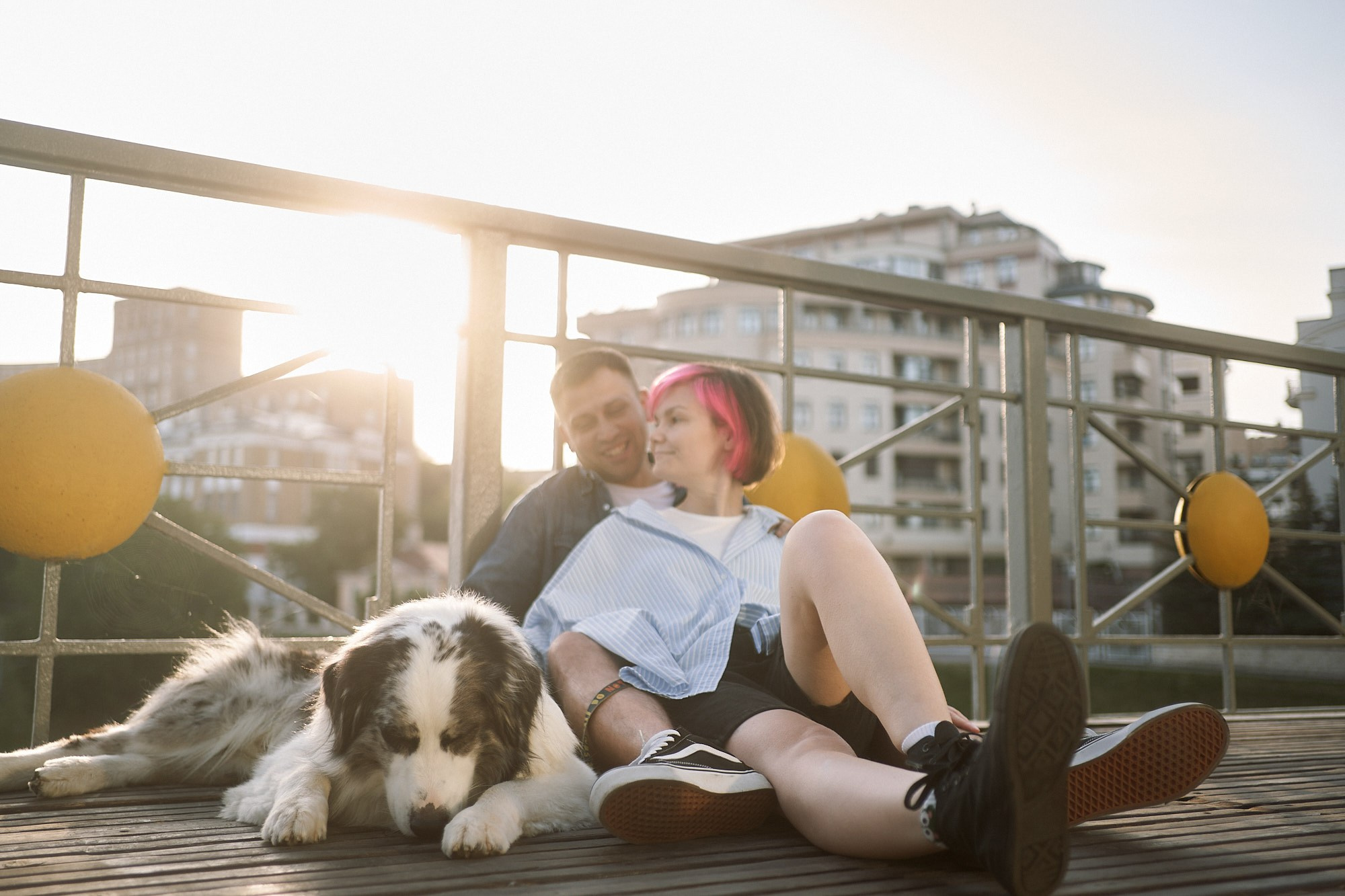 Аня, Стас и Кори. Фотограф анималист Москва Дарья